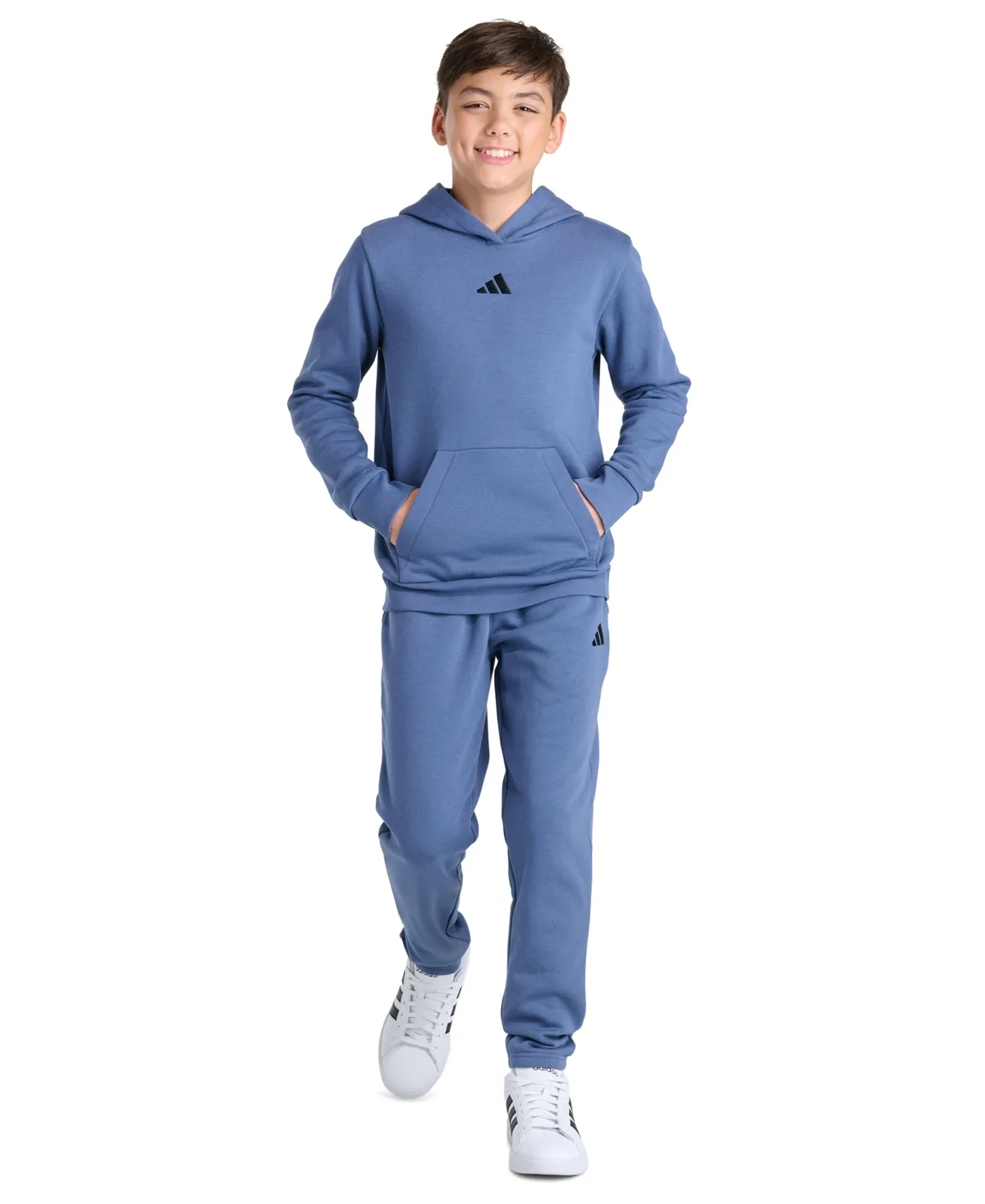 Fleece Hooded Athletic Hoodie and Joggers, 2-Piece Set by adidas