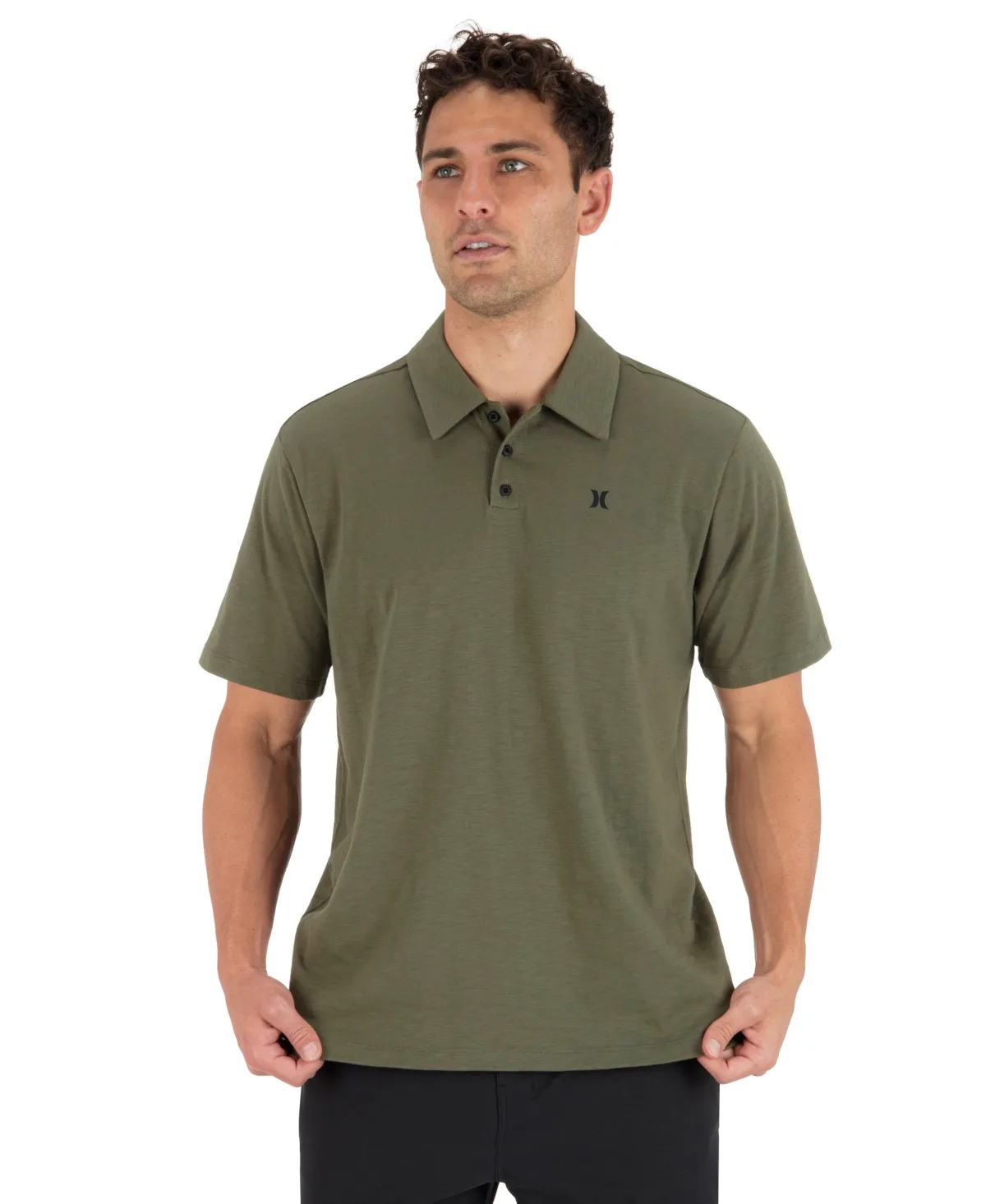 Icon Slub Short-Sleeve Polo Shirt by Hurley