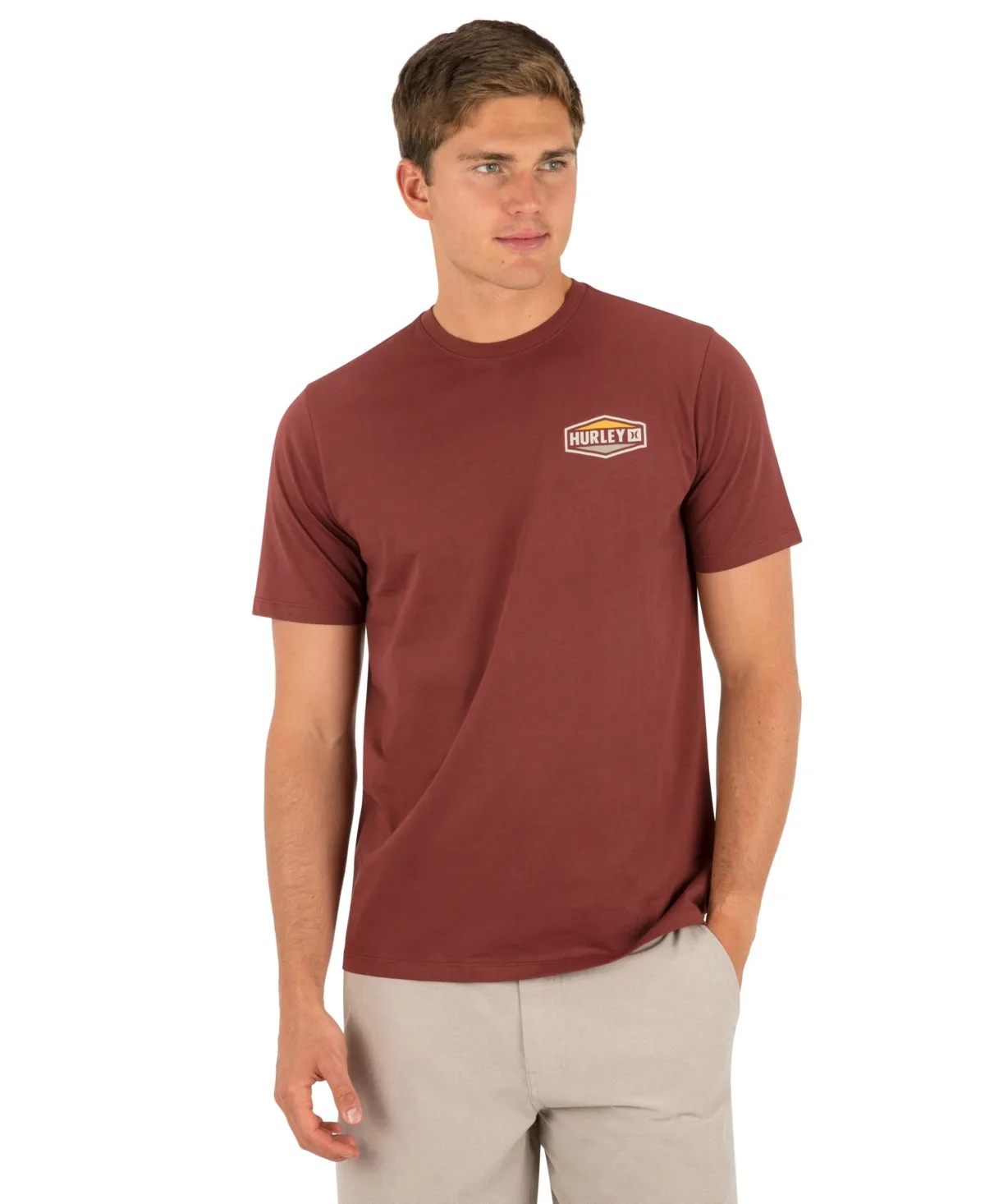 Industry Artwork at Top Left Chest Regular-Fit T-Shirt