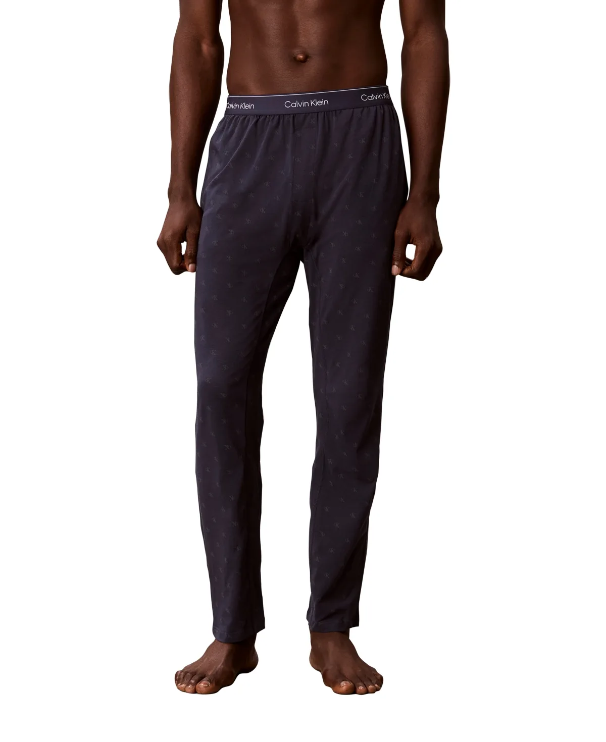 Icon Cotton-Blend Regular Fit Pajama Pants by Calvin Klein