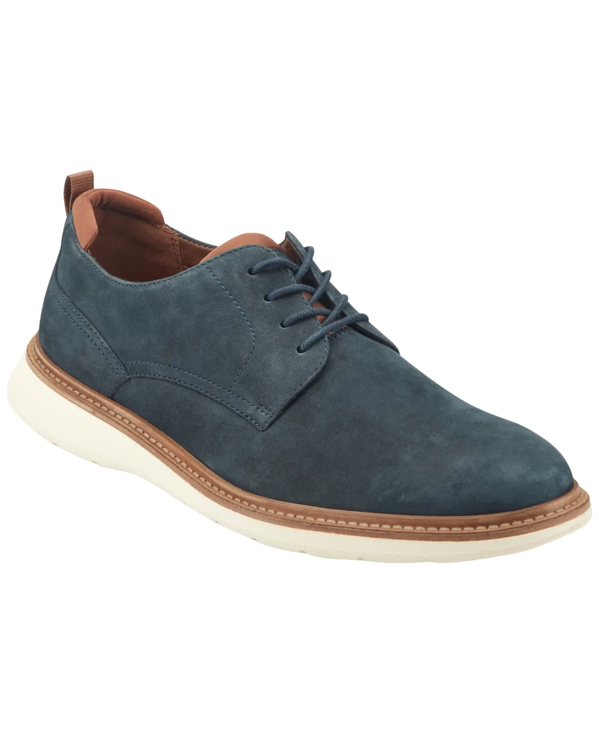 Mather Plain Toe Casual Oxford - Dark Blue Nubuck by Rockport