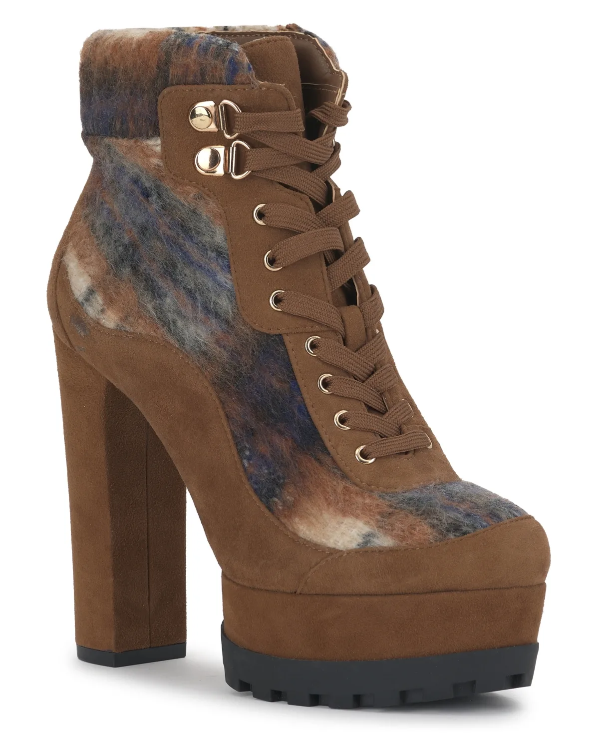 Jessica Simpson Indiera Platform Lace-Up Hiker Booties by Jessica Simpson
