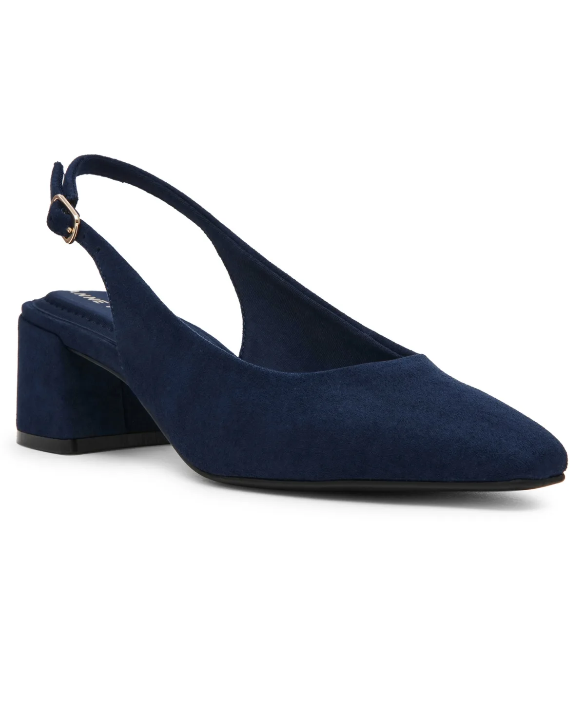 Anne Klein Angelic Dress Slingback Block Heel Pumps