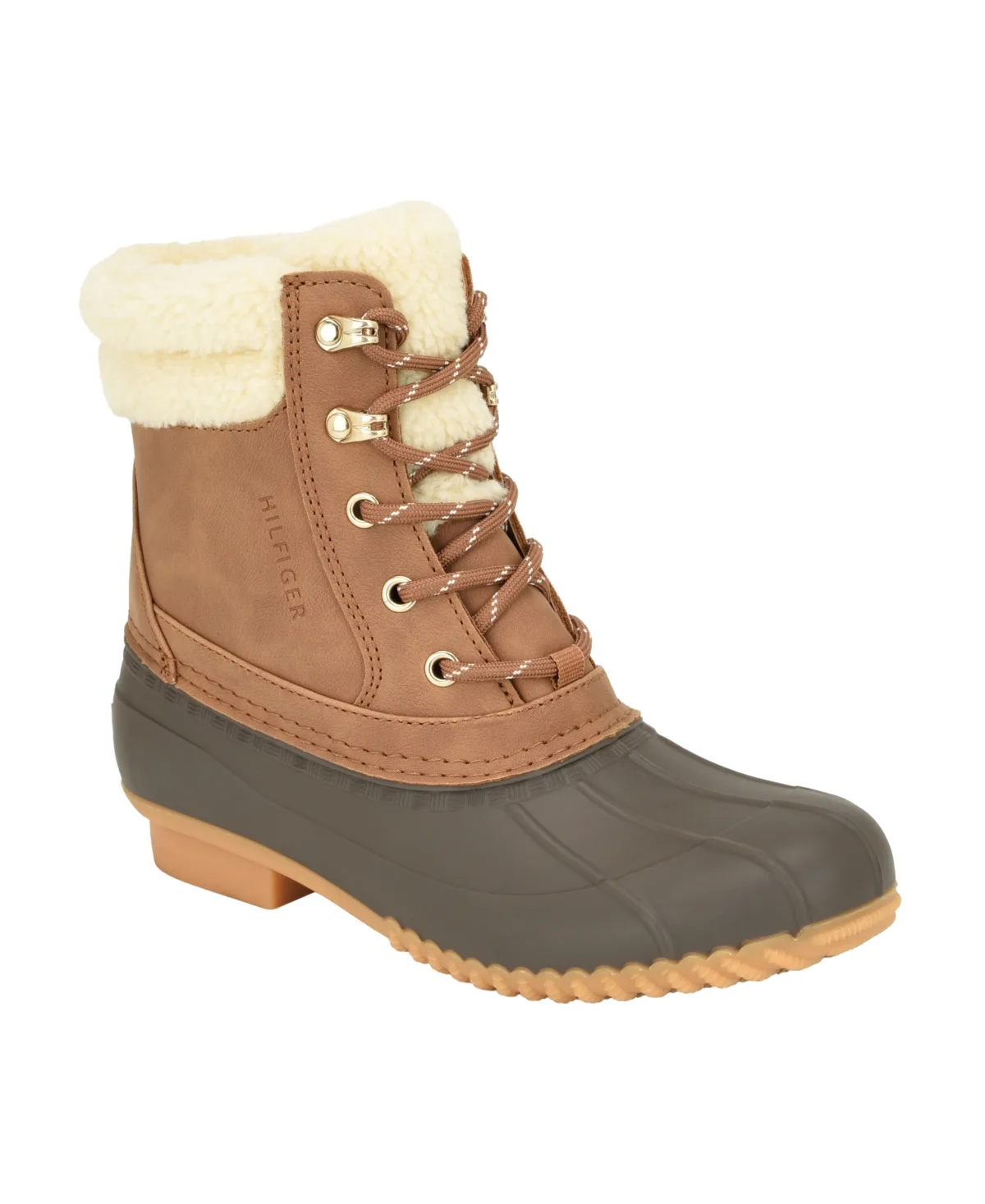 Runoff Lace-Up Weather Booties by Tommy Hilfiger