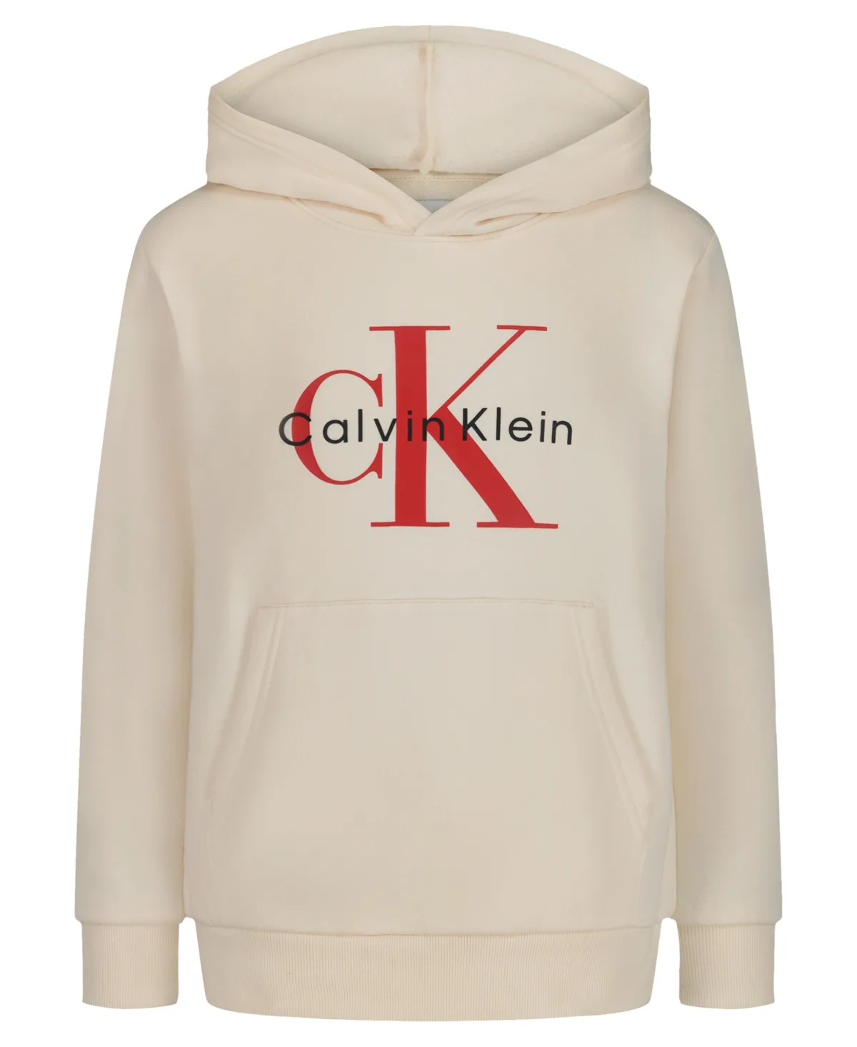 Monologo Hooded Graphic Hoodie by Calvin Klein