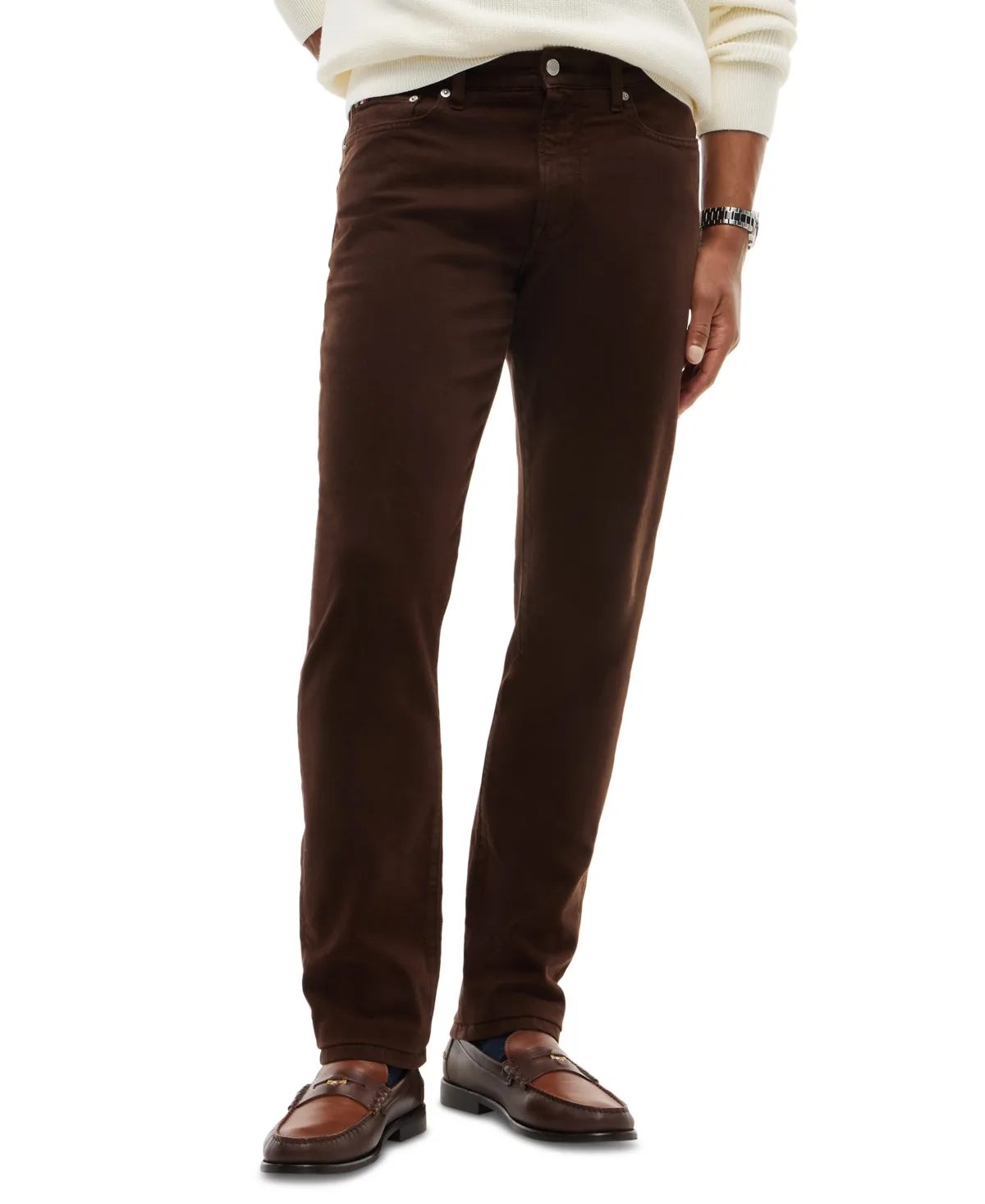 Denton Slim Straight Garment-Dyed Jeans by Tommy Hilfiger