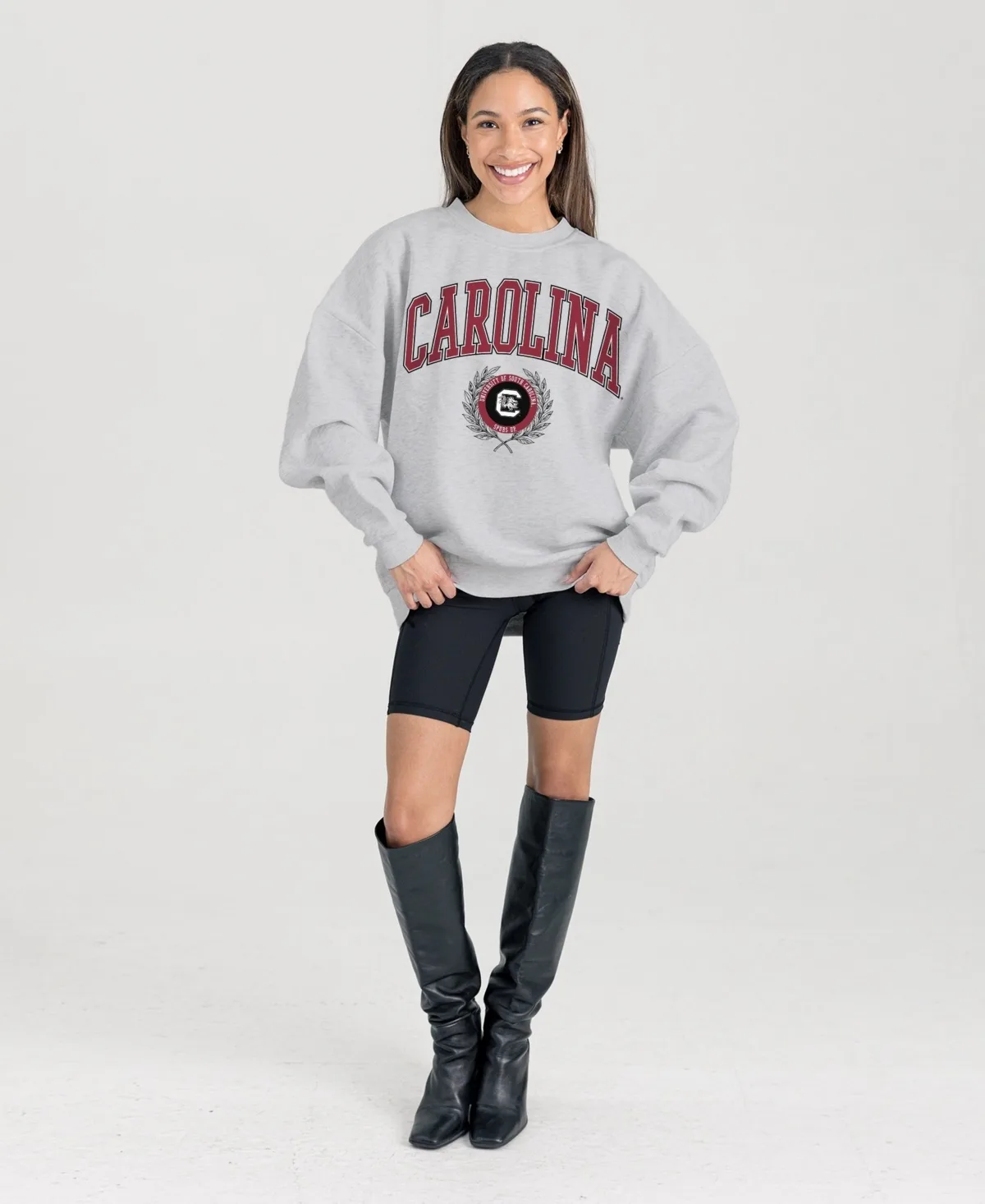 South Carolina Gamecocks Tradition Refined Oversized Graphic Sweatshirt by Gameday Couture
