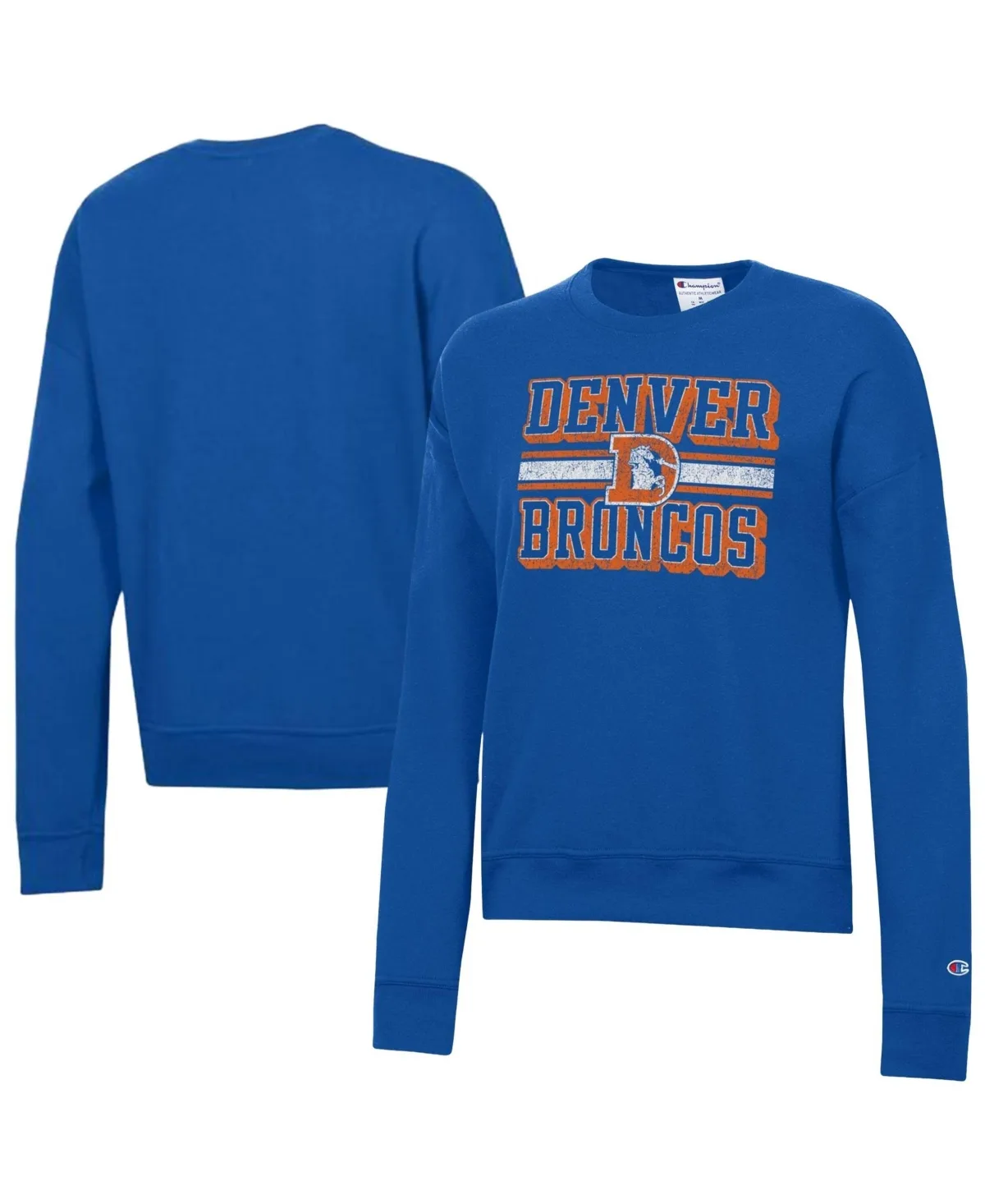 Denver Broncos Graphic Crewneck Sweatshirt by Champion