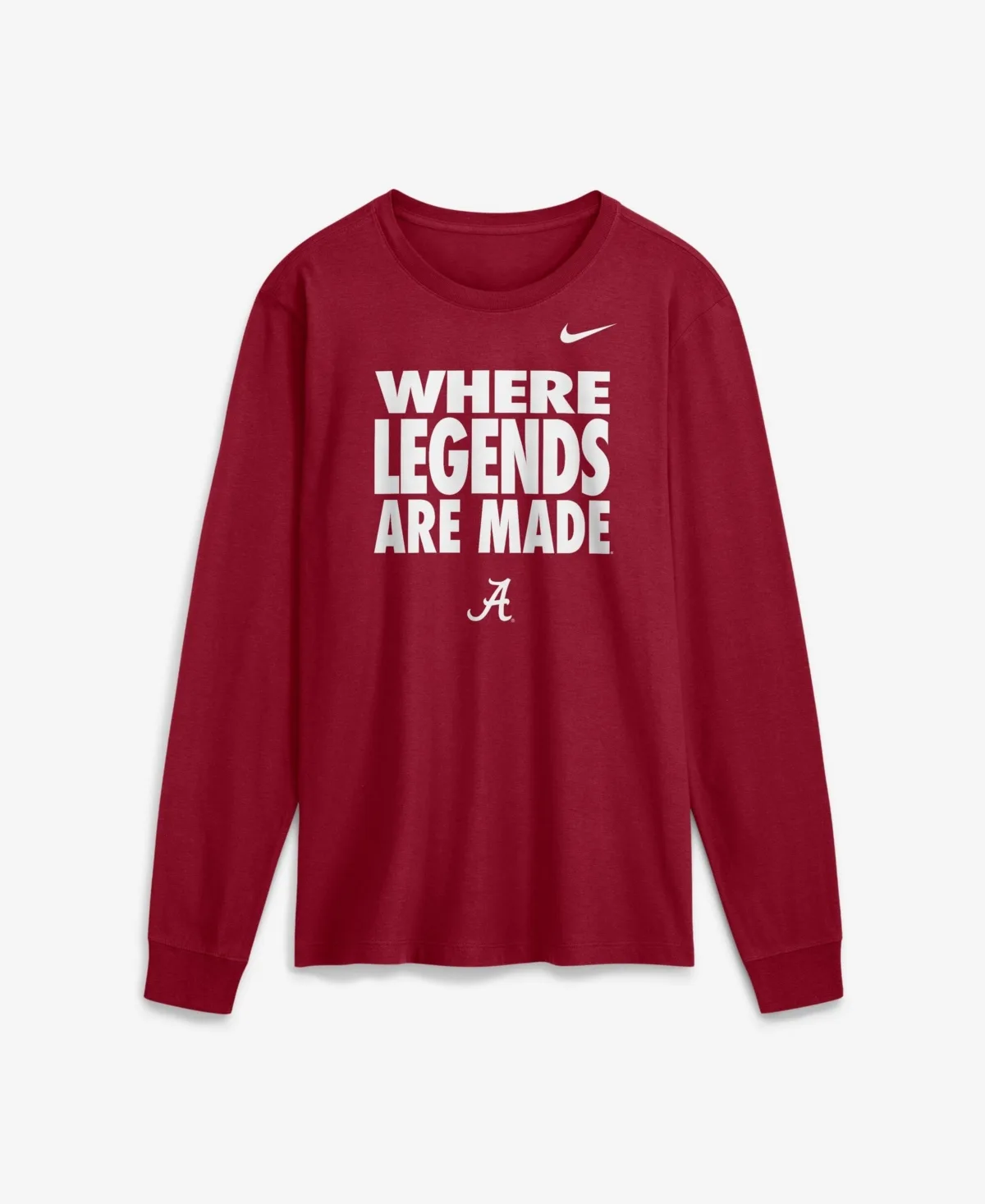 Alabama Crimson Tide 2026 Sideline Slogan Dri-Fit Long Sleeve T-Shirt by Nike