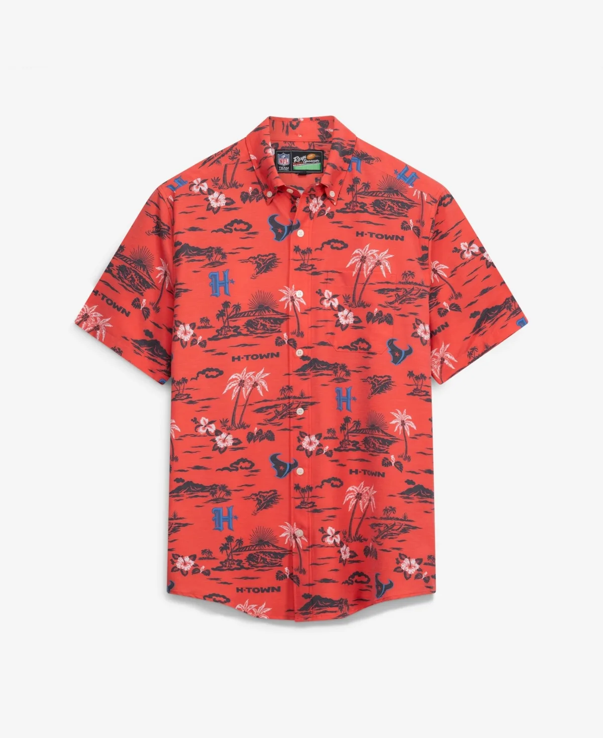 Houston Texans Kekai Short-Sleeve Button-Down Shirt by Reyn Spooner