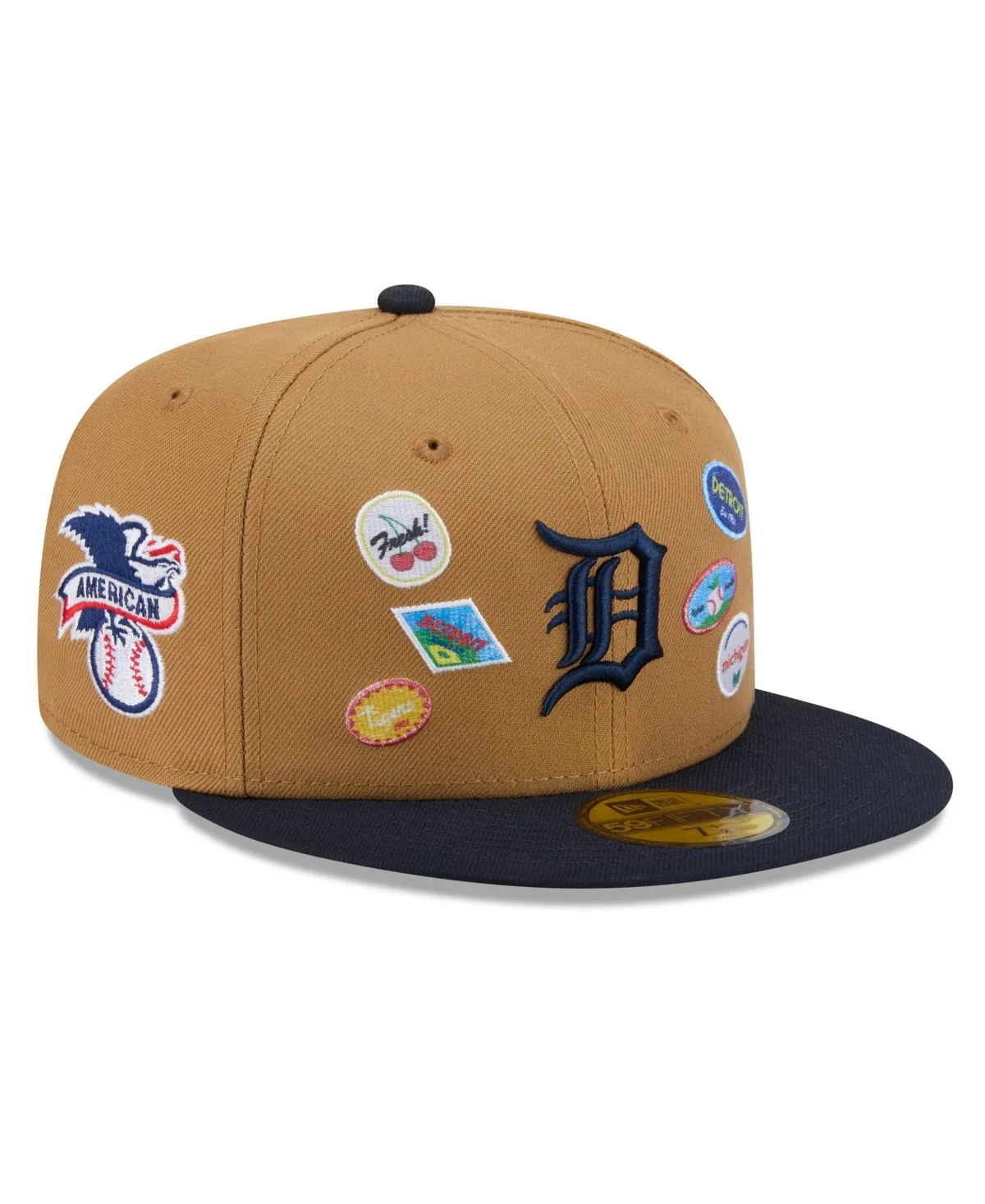 Detroit Tigers Fruit Sticker 59FIFTY Fitted Hat by New Era