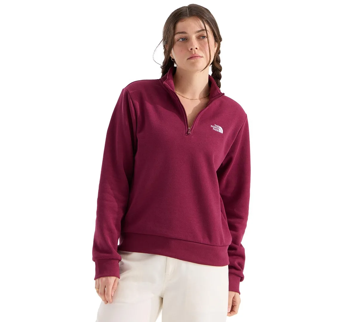 Evolution Simple Dome Regular Quarter Zip Sweatshirt by The North Face
