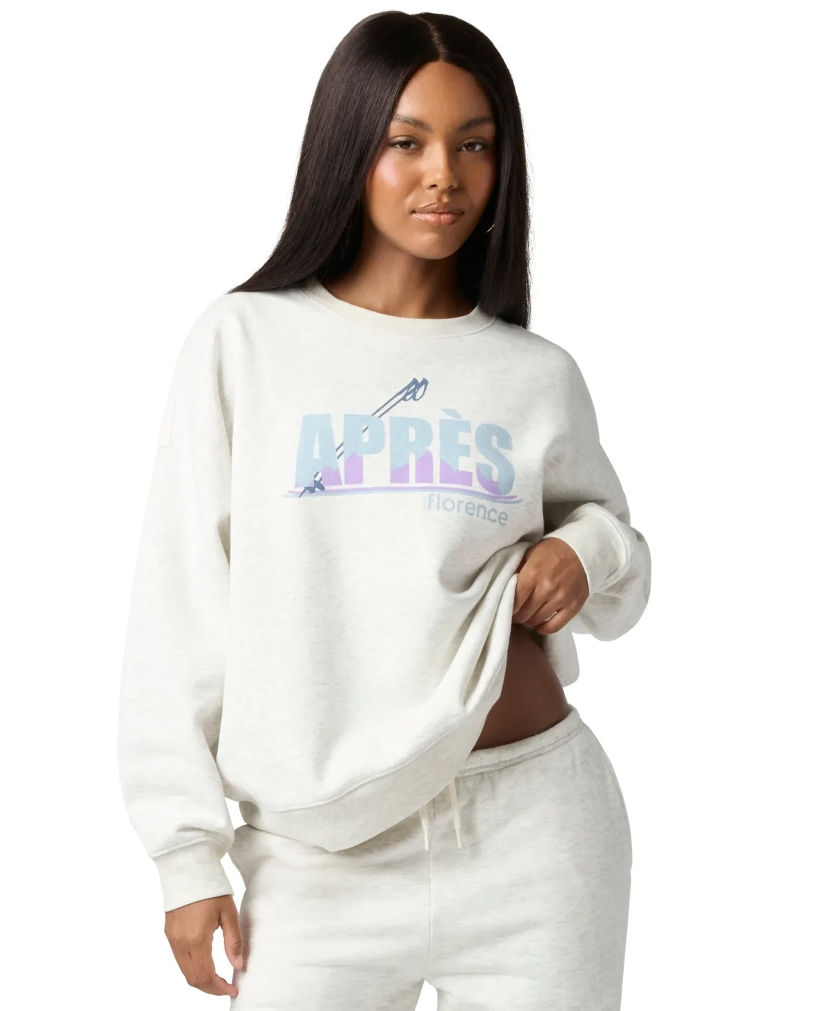 Cozy Crush Graphic Crewneck Sweatshirt by Florence by Mills