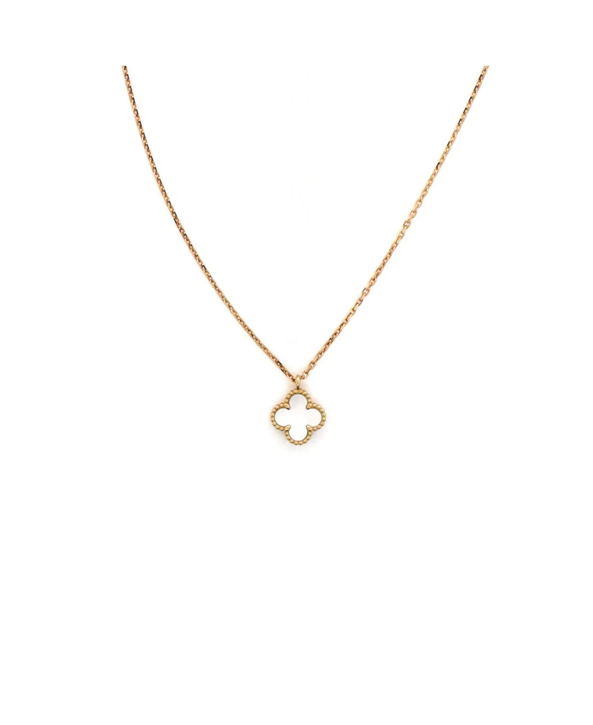 Sweet Alhambra Pendant Necklace - 18k Yellow Gold (Pre-Owned) by Pre Owned Van Cleef & Arpels