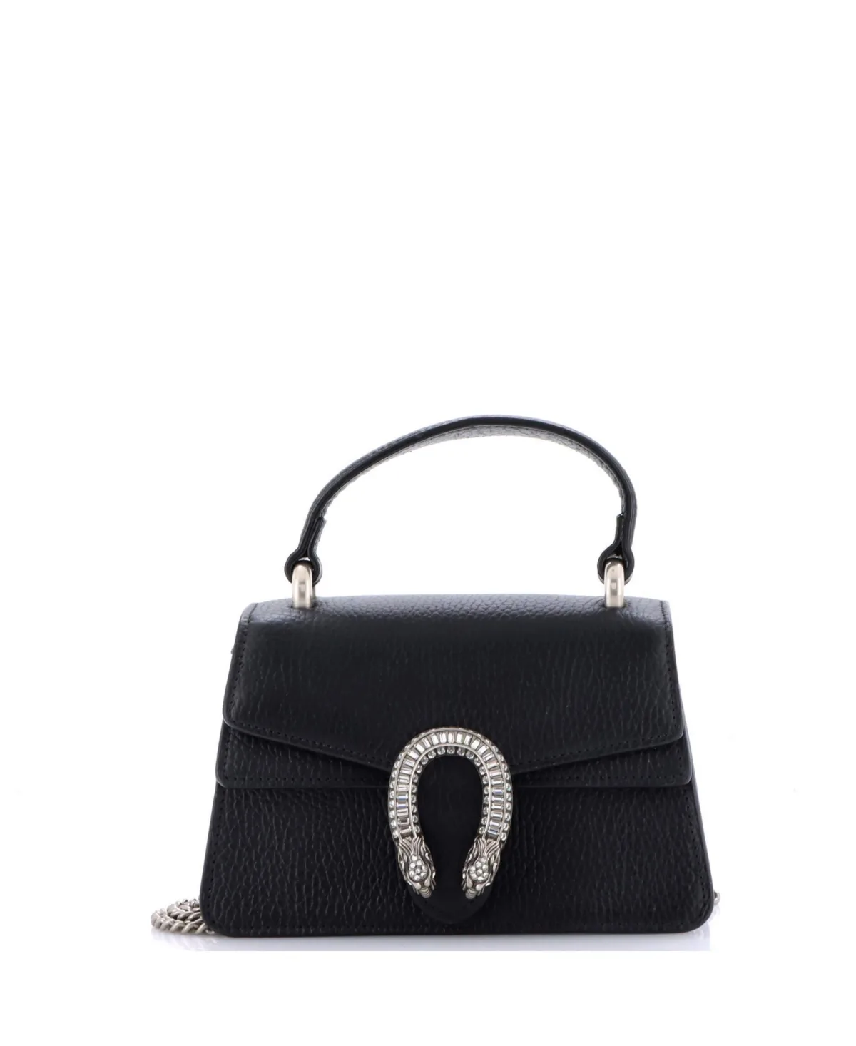 Pre-Owned Mini Dionysus Top Handle Bag Leather with Crystals by Gucci