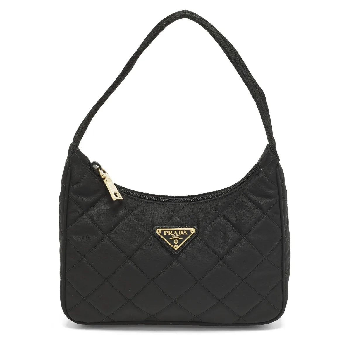 Pre-Owned Re-Nylon Quilted Tessuto Shoulder Bag by Prada