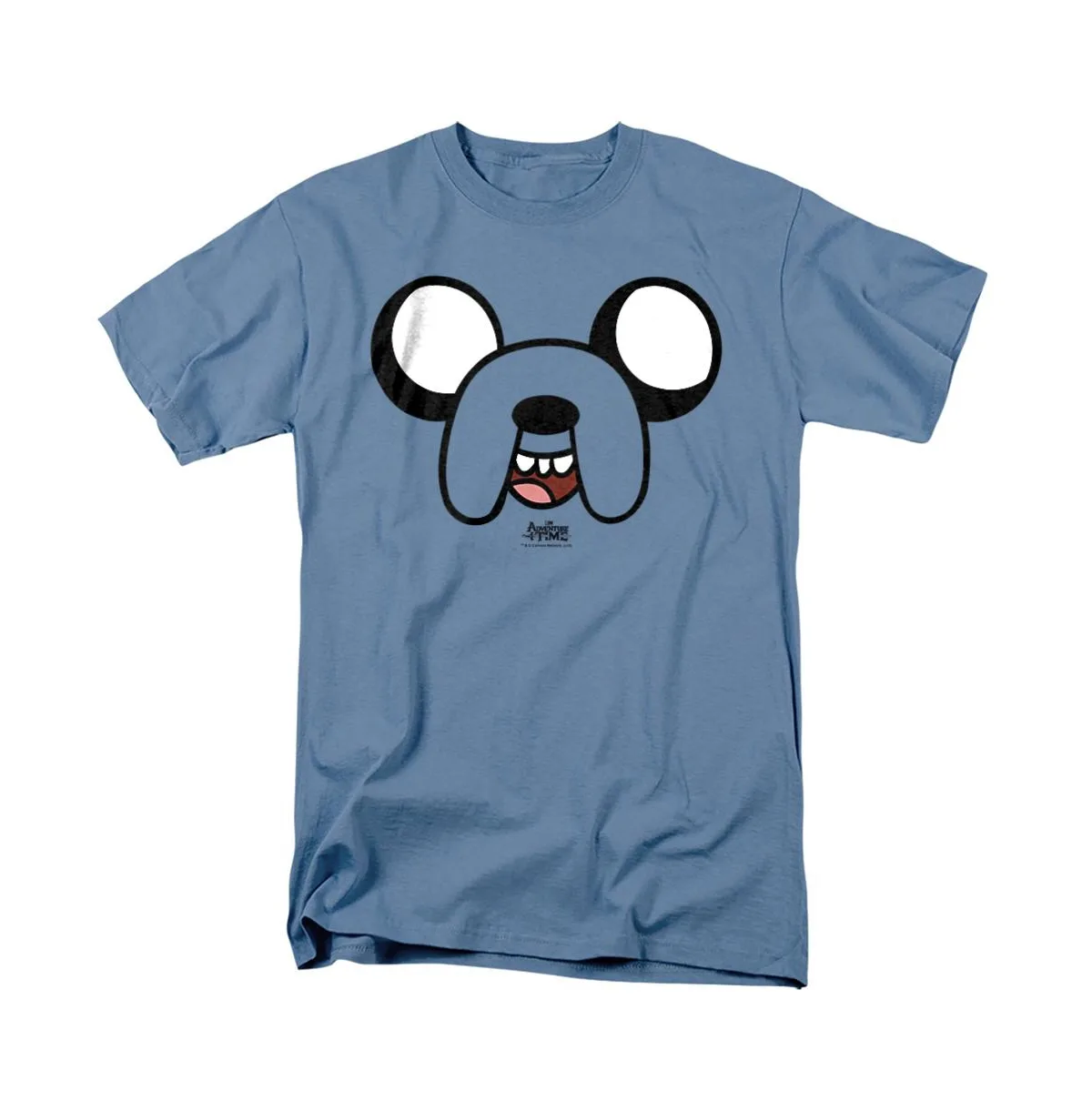 Adventure Time Jake Head Graphic Crewneck T-Shirt by Adventure Time