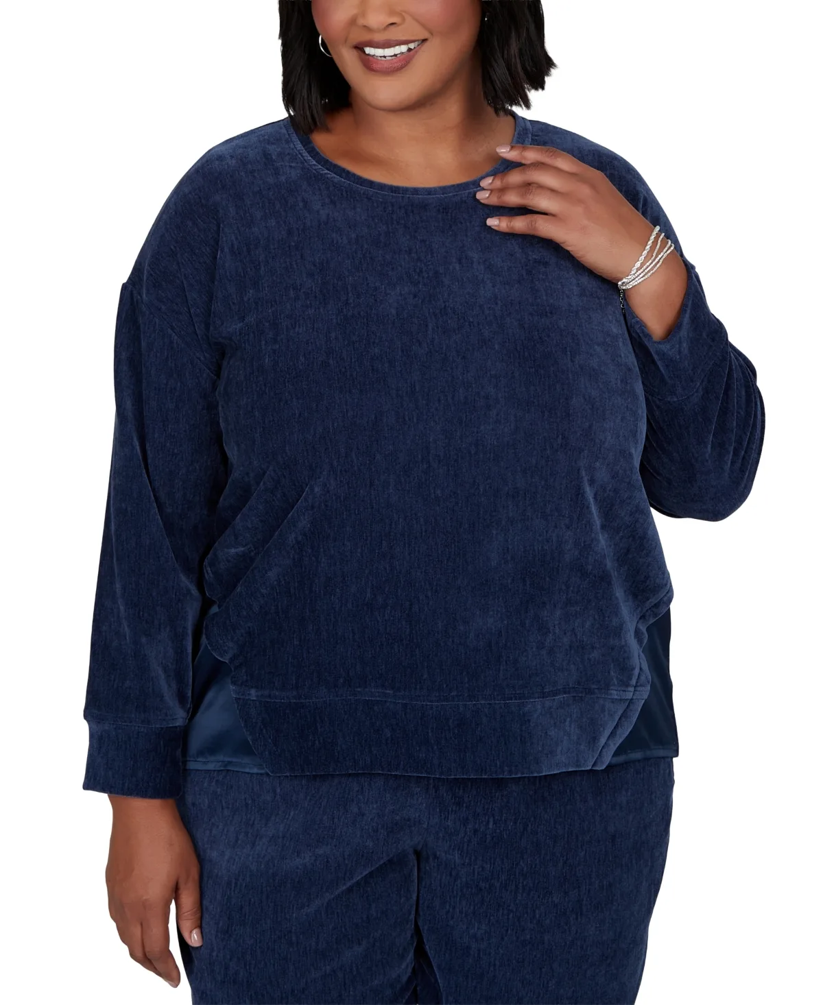 Corduroy Crewneck Long Sleeve Pullover by Ruby Rd