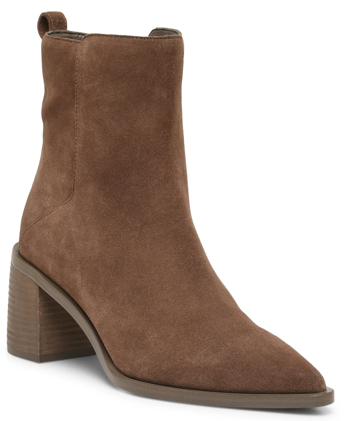 Lorelai Pointed Toe Block Heel Booties
