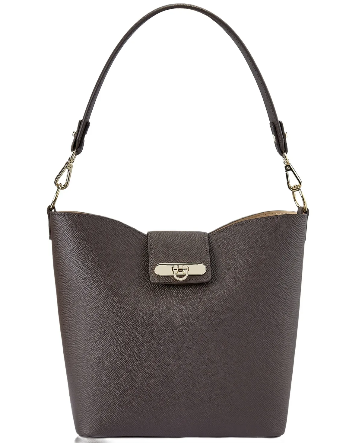 Isabel Leather Small Shoulder Handbag by Gigi New York