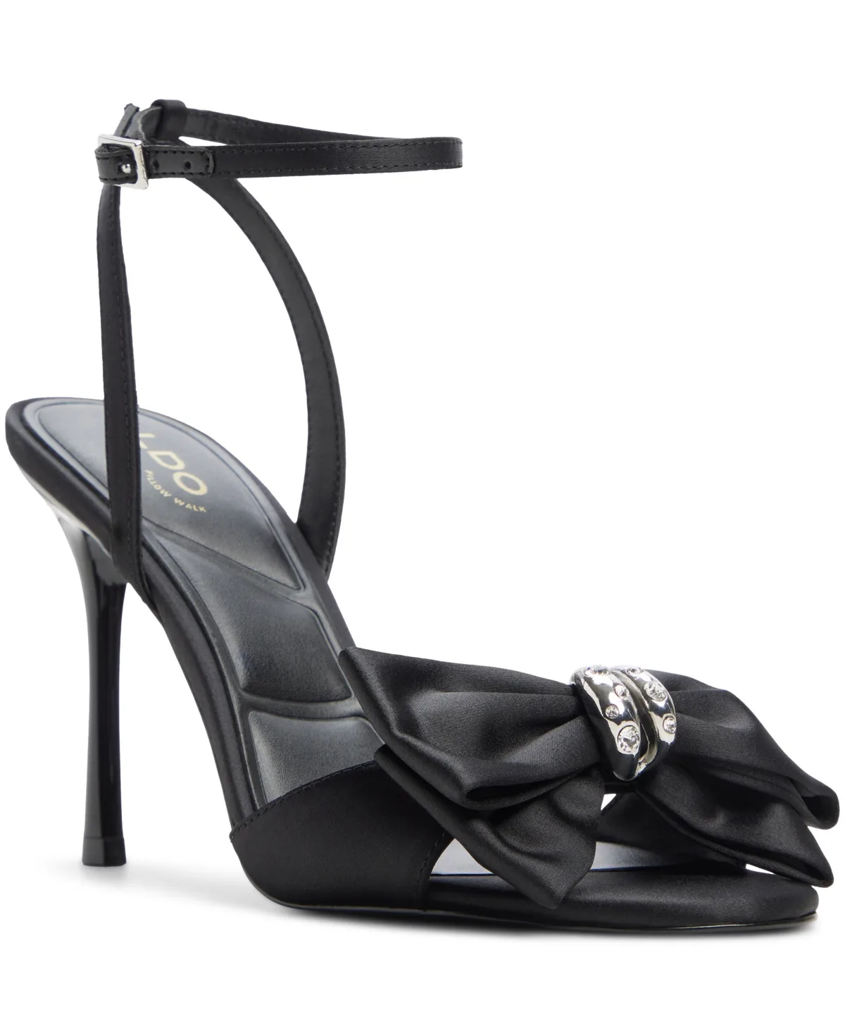 Cllarise Ankle-Strap Bow Stiletto Sandals by Aldo