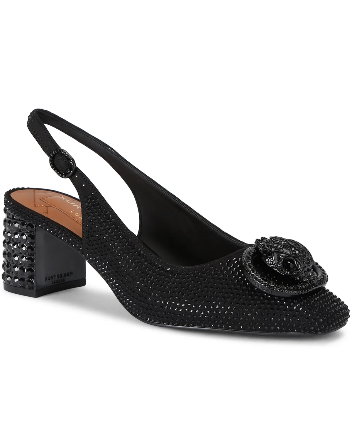 Chelsea Block Heel Slingback Pumps by Kurt Geiger