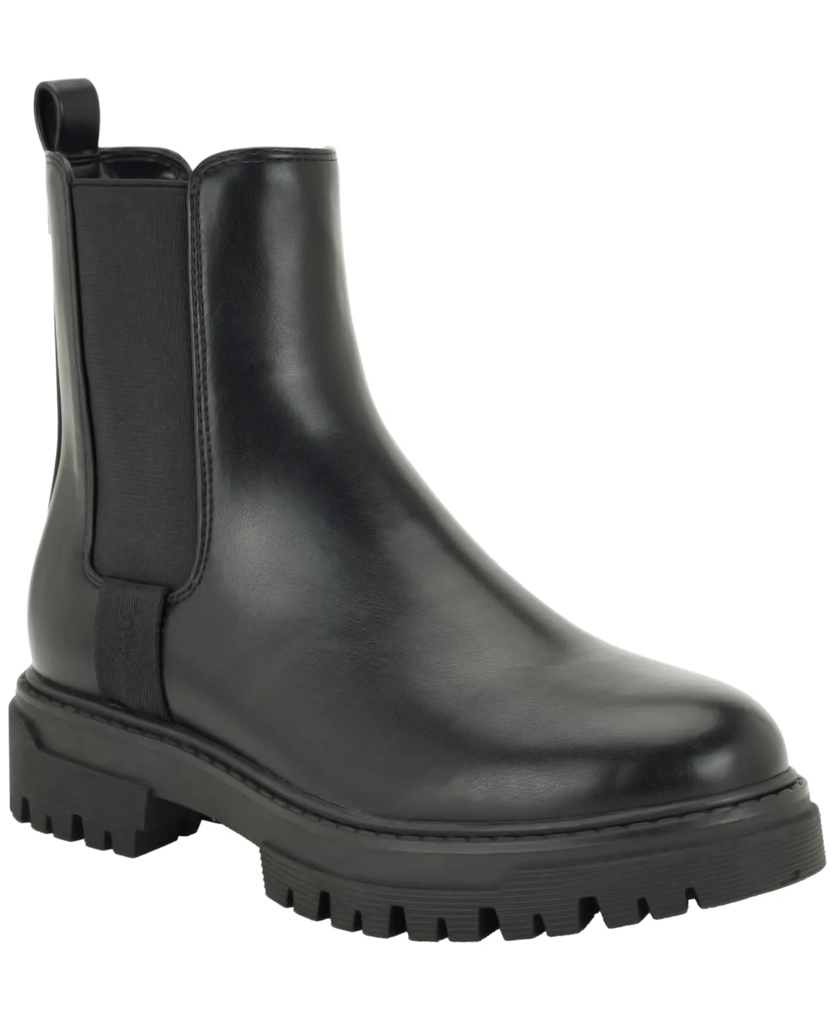 Keyrie Suede Lug Sole Chelsea Booties by Calvin Klein