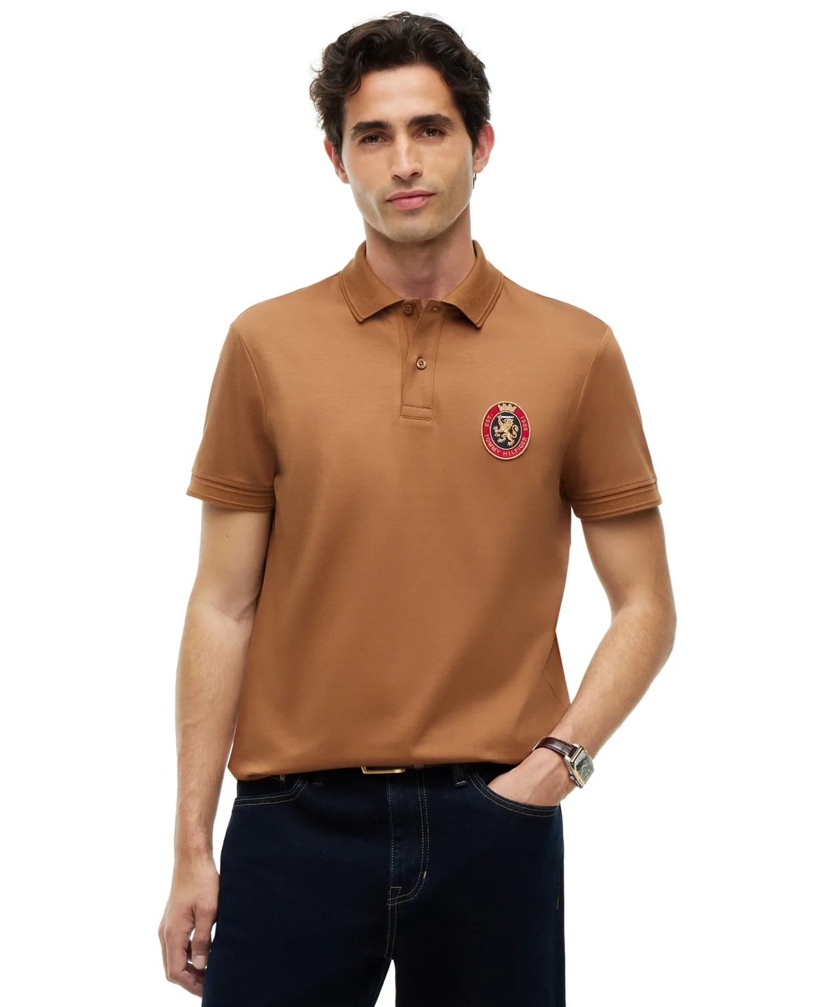 Icon Regular-Fit Short-Sleeve Polo Shirt by Tommy Hilfiger