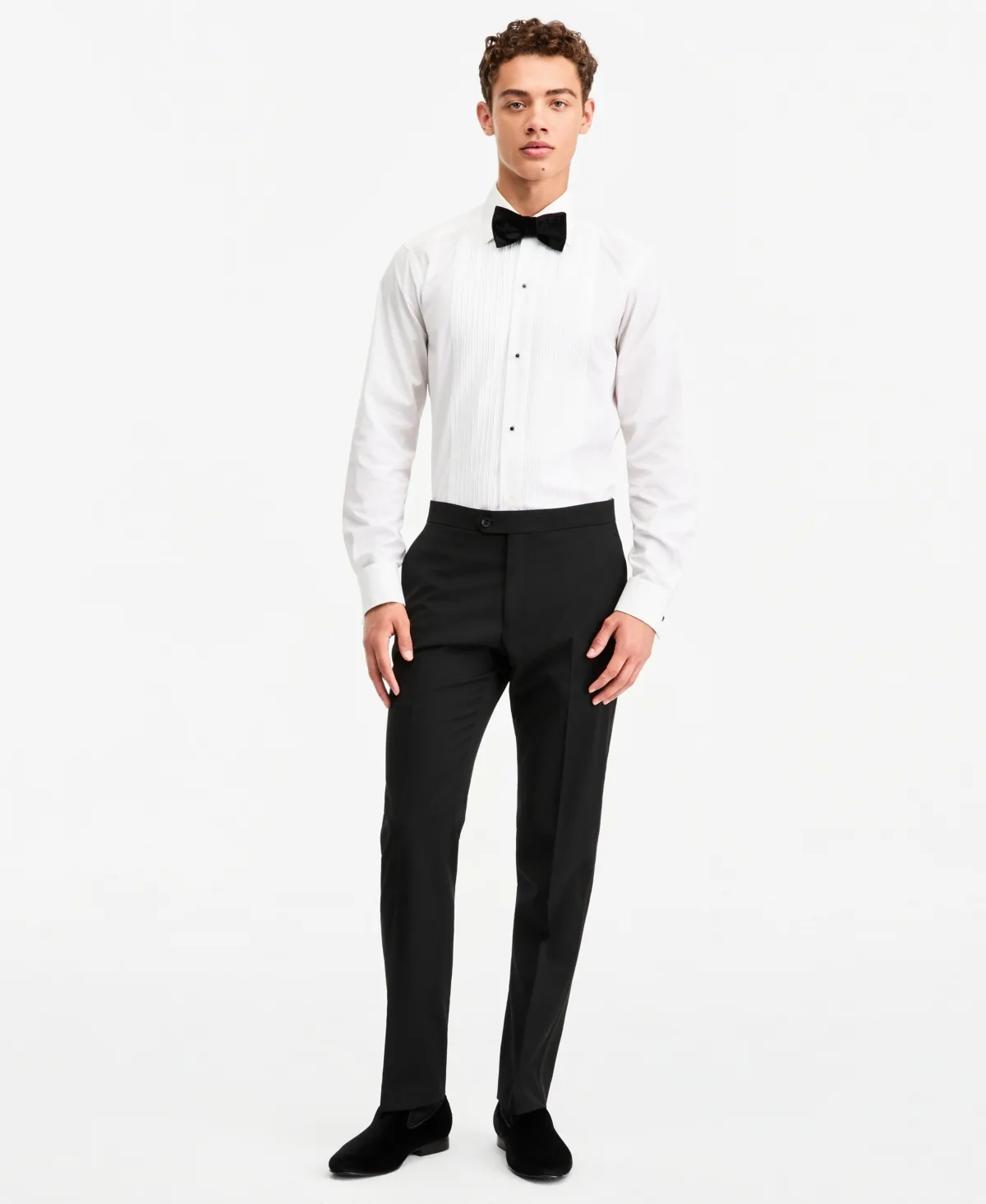 Modern-Fit Flex Stretch Tuxedo Pants by Tommy Hilfiger