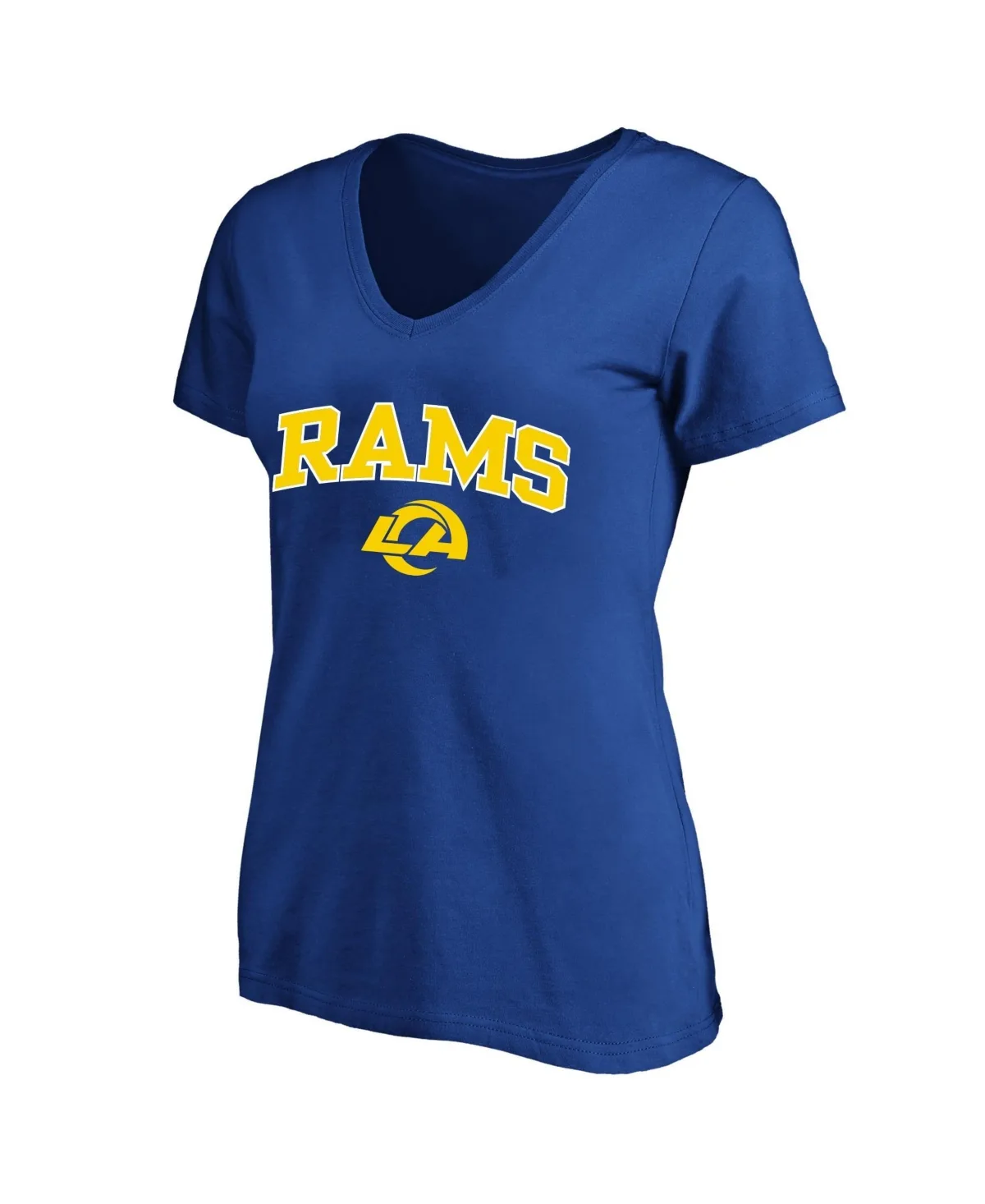 Los Angeles Rams V-Neck Short-Sleeve T-Shirt by Fanatics