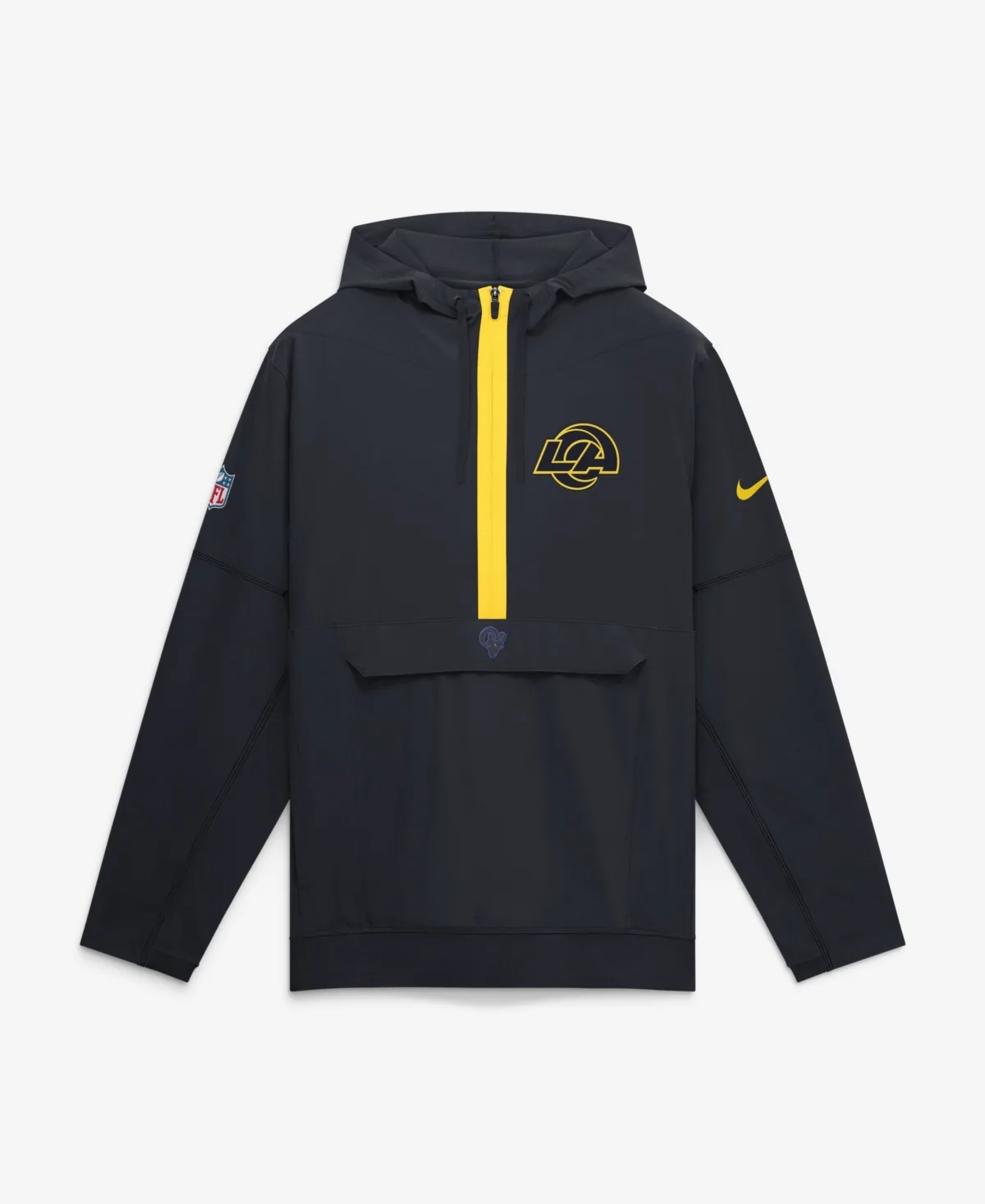 Los Angeles Rams Rivalries Collection Sideline Anorak Half-Zip Jacket by Nike