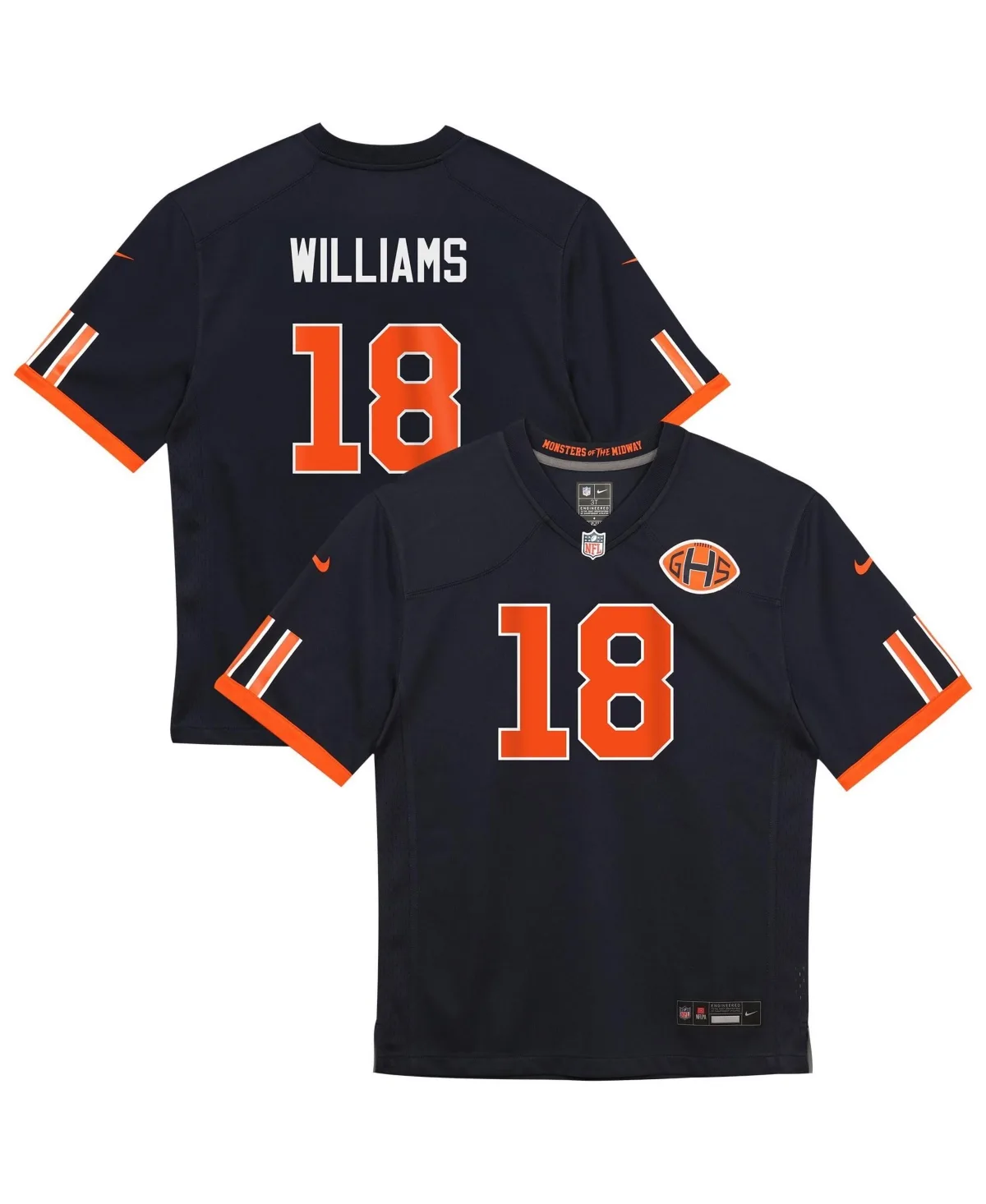 Caleb Williams Chicago Bears 2026 Rivalries Collection Game Jersey by Nike