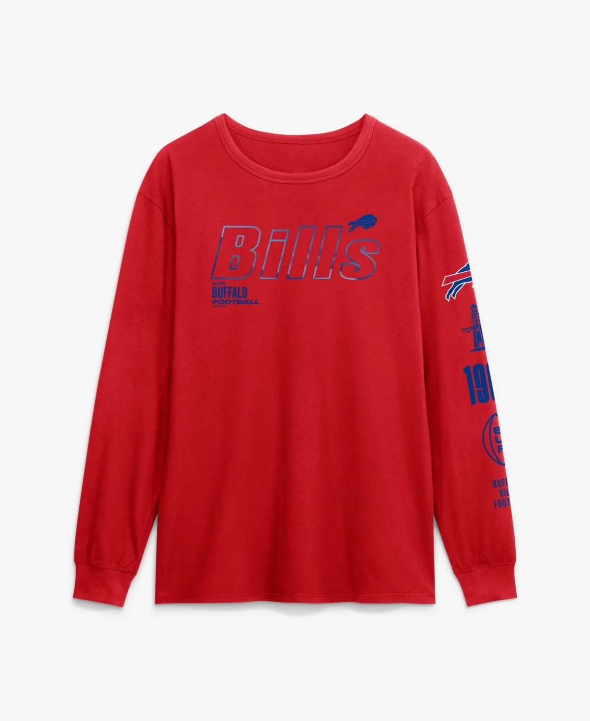 Buffalo Bills Checkdown Pass Long Sleeve T-Shirt by Fanatics