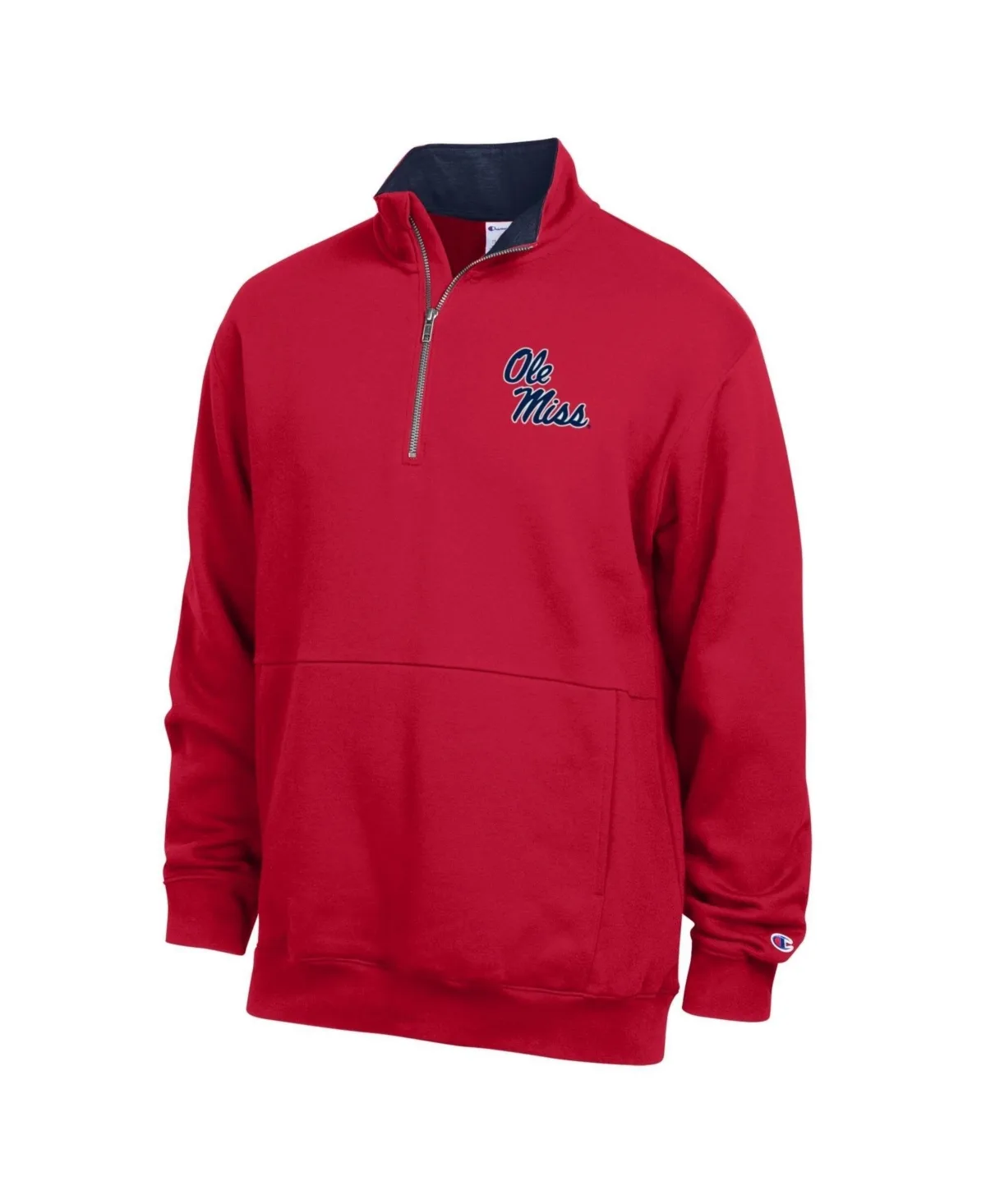 Scar Mock-Collar Quarter-Zip Pullover by Champion