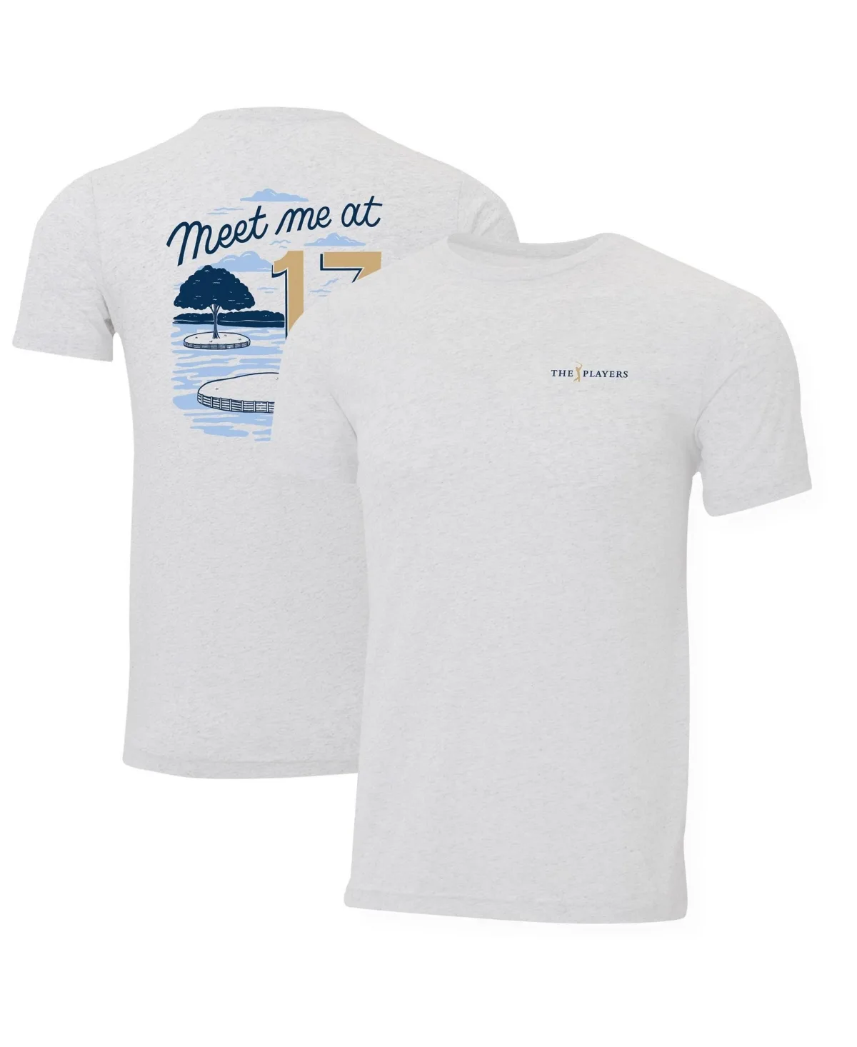 Meet Me at 17 Tri-Blend Screen Print Crew Neck T-Shirt by Ahead