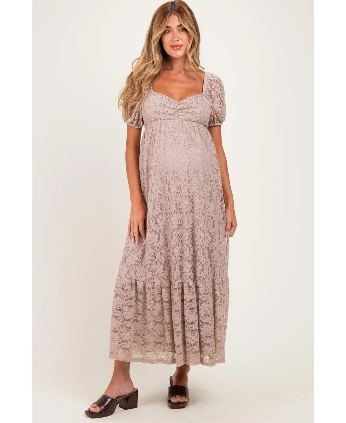 Lace Maxi Dress by PinkBlush