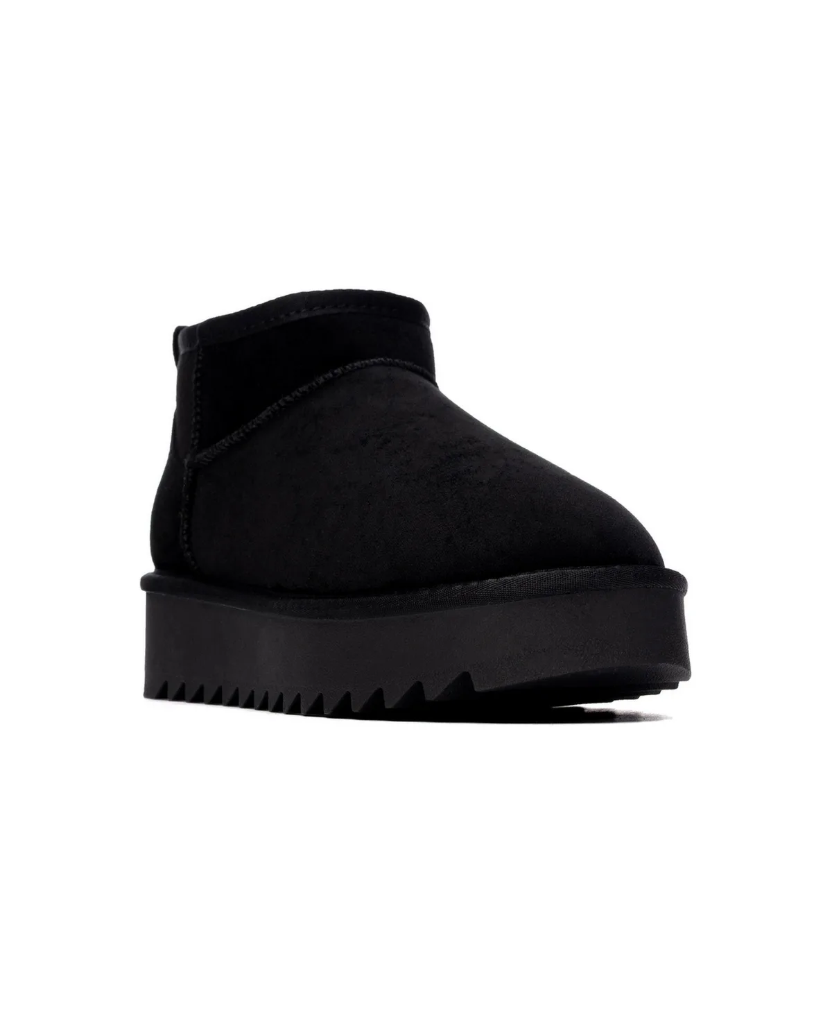 Platform Faux Suede Ankle Booties by Xti