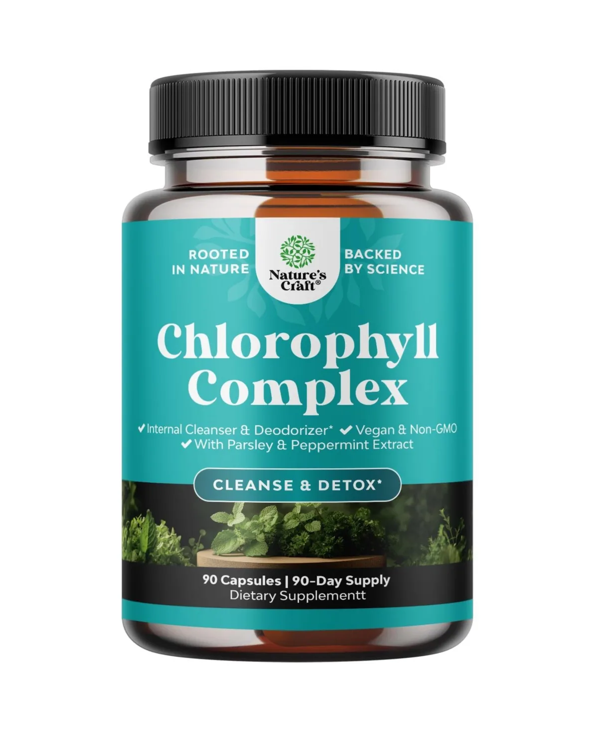 Chlorophyll Complex Capsules, 90ct by Natures Craft