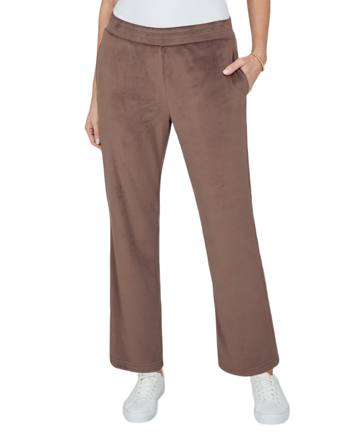 Pull-On Straight-Leg Pants