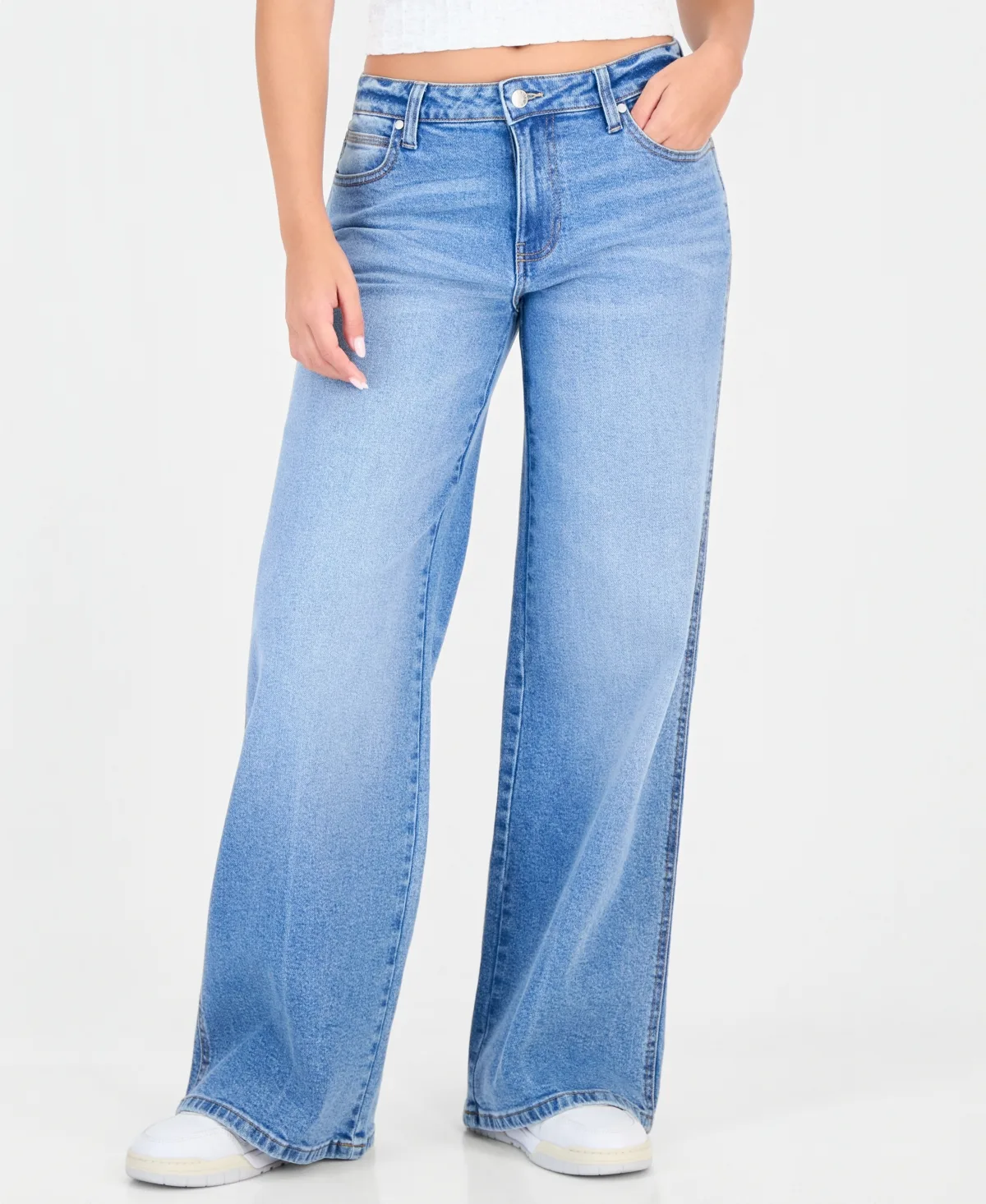 Low-Rise Bootcut Jeans