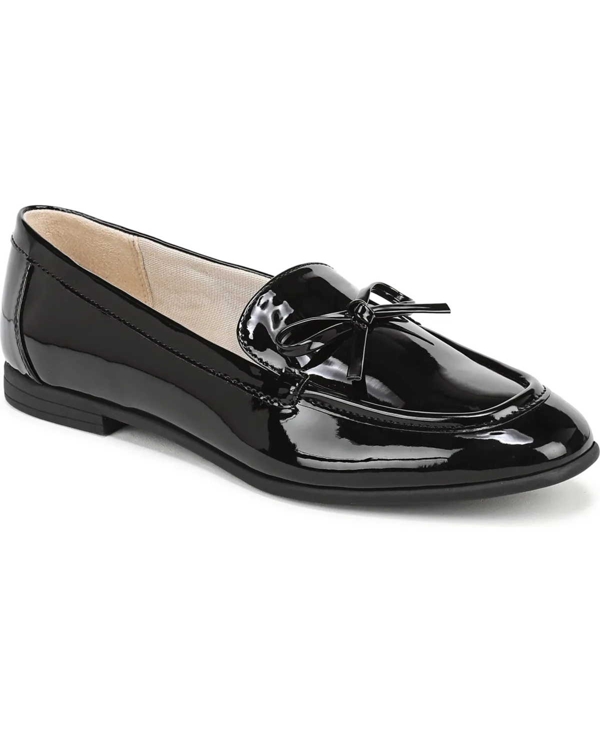 Sage Bow Almond-Toe Faux Leather Loafers by LifeStride