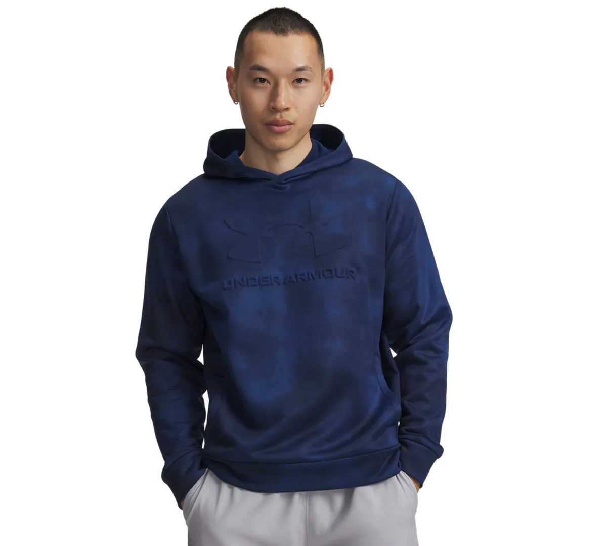 Fleece Print Emboss Hoodie by Under Armour