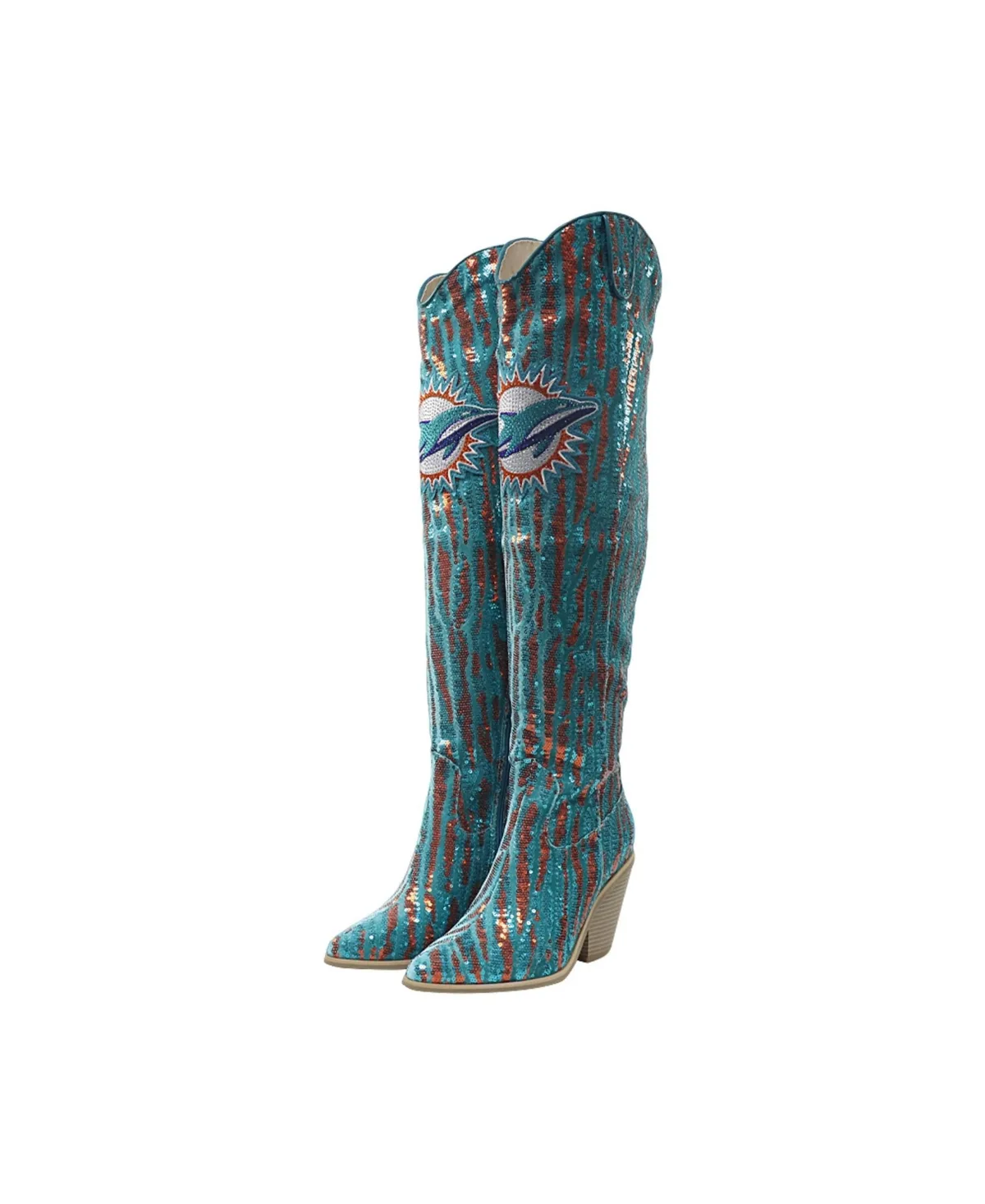 Over-the-Knee Pointed-Toe Western Boots by Fabgating by Cuce