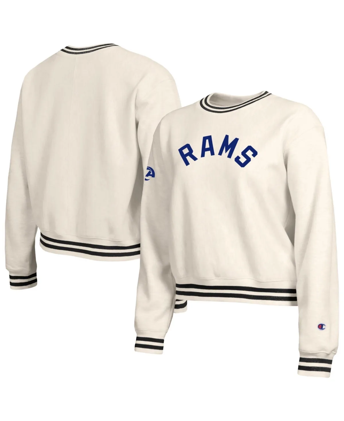 Graphic Cropped Pullover Sweatshirt by Champion