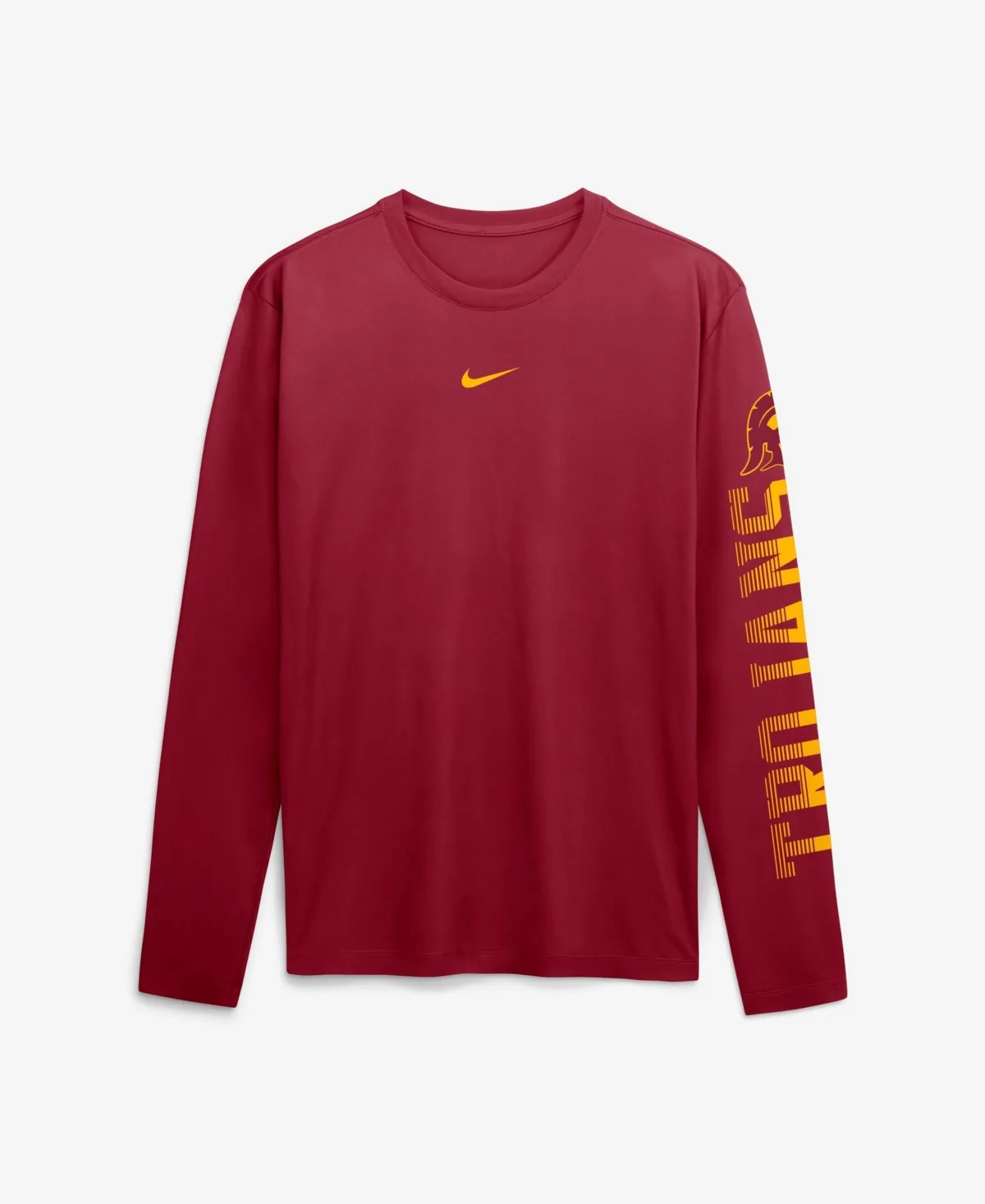 Usc Trojans Primetime Logo Sleeve Legend Dri-Fit Long Sleeve T-Shirt by Nike