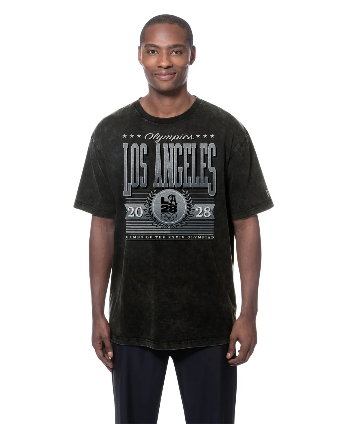 Graphic Crewneck Oversized-Fit T-Shirt by New Era