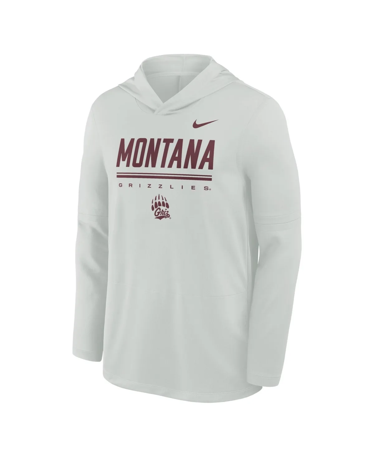 Montana Grizzlies Basketball Lightweight Dri-Fit Hoodie by Nike