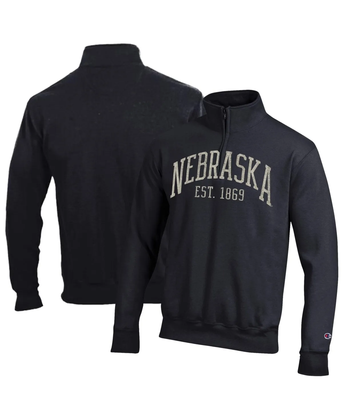 Nebraska Huskers Powerblend Quarter-Zip Pullover by Champion