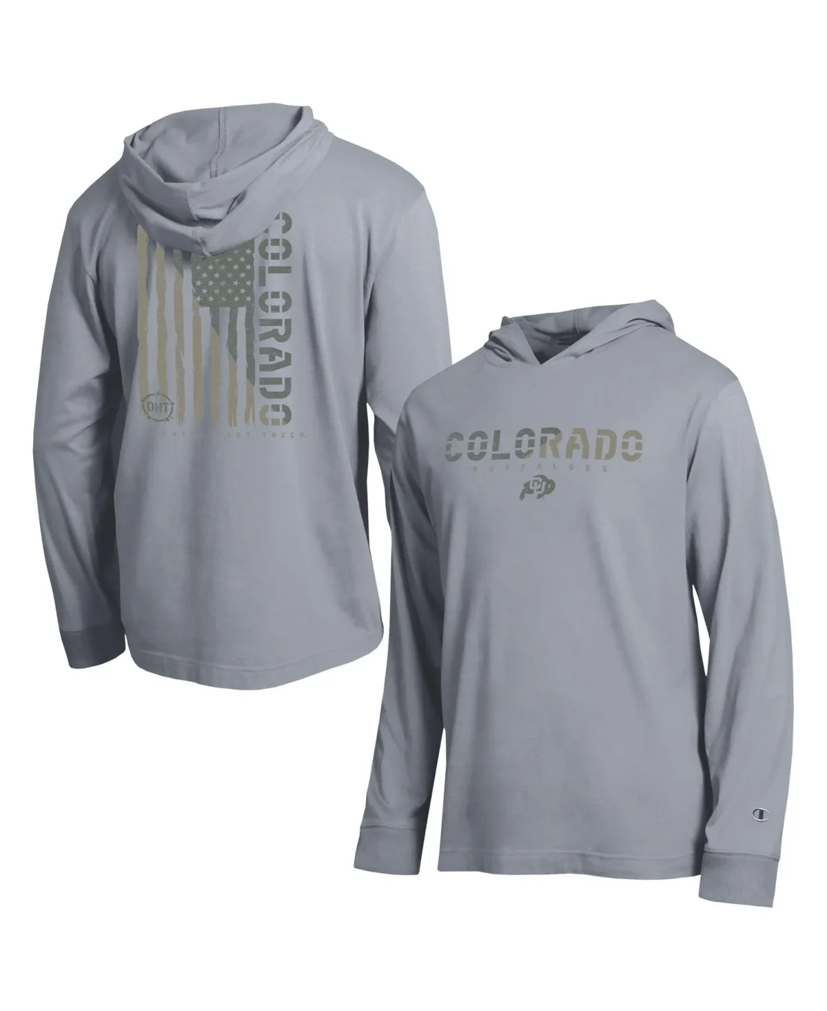 Long-Sleeve Hooded T-Shirt by Champion