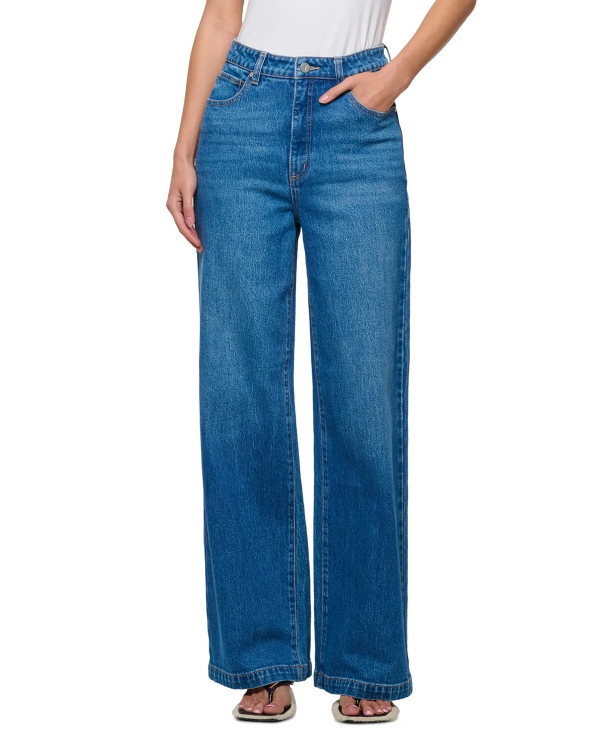 High-Waisted Wide-Leg Jeans by Abrand